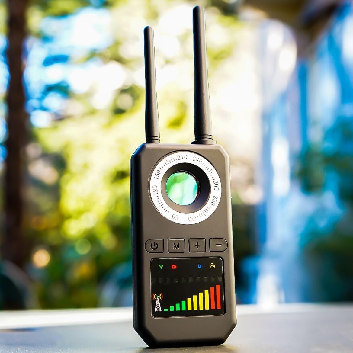 TEMU Best Spy Detector For Hidden Microphones, Cameras, And Gps Trackers - Portable High-sensitivity Device To Detect Wireless , Gsm, Wifi, And Gps