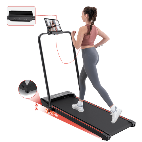 pro tapis roulant elettrico salvaspazio per casa e ufficio, per casa e ufficio, 1-12km/h, carico massimo 120 kg