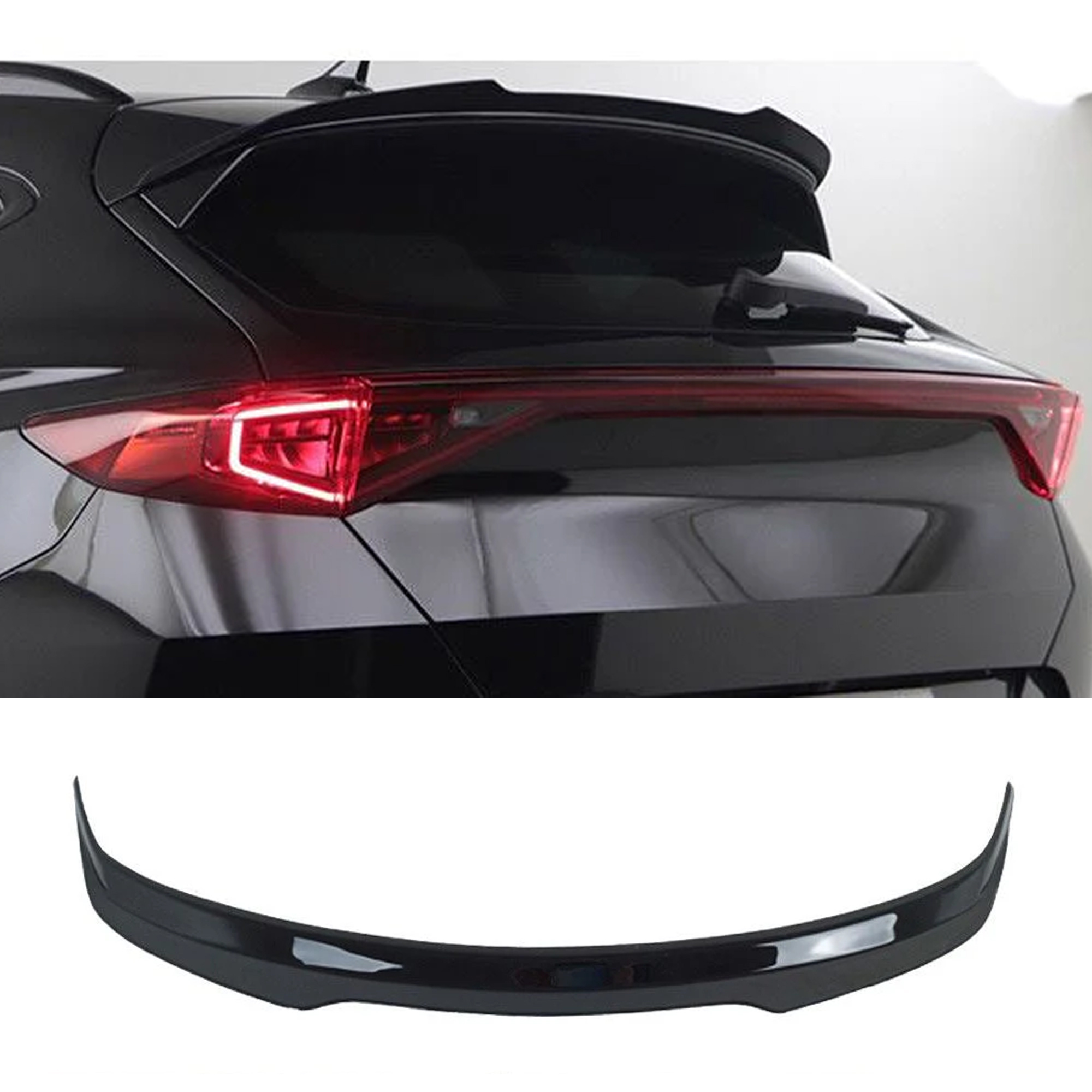 Image of Roof Wing Roof Top Roof Spoiler Mk1 2020-2024 Cap Spoiler Gloss Rear Spoiler Abs Plastic Enhances & Style, Car Exterior Upgrade | Dynamic Design | Highquality Spoiler