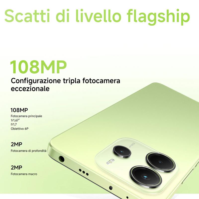 Xiaomi Redmi Note 14 4G, 8GB RAM, 256GB Storage, NFC, Helio G99 Ultra Processor, 6.67-inch AMOLED Display, 120Hz Refresh Rate, 108MP Camera, 5500mAh Battery (Charger Not Included)