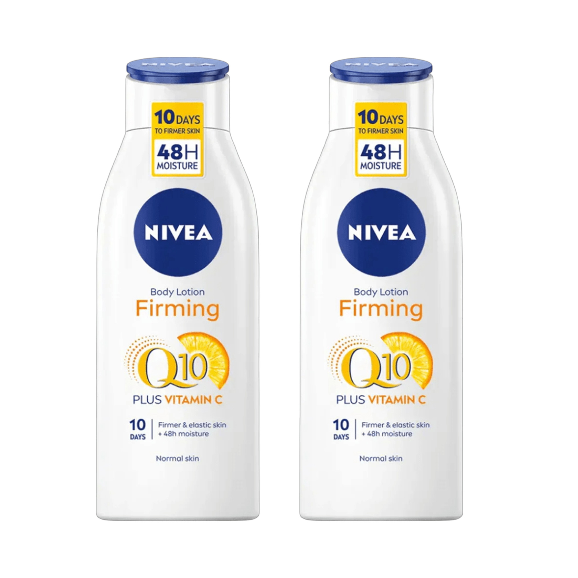 TEMU Nivea Q10 Firming Body Lotion 400ml 2 Pack | With Vitamin C | 10-day Skin | 48h Moisture | Normal Skin