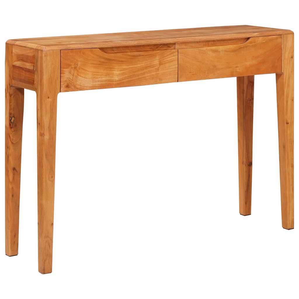 Image of Vidaxl Console Table Brown 110 X 30 X 80 Cm Solid Wood Acacia, Living Room, Modern, Durable, Functional Furniture, Cozy Decor, Stylish Accent, Versatile Ideas For Apartment