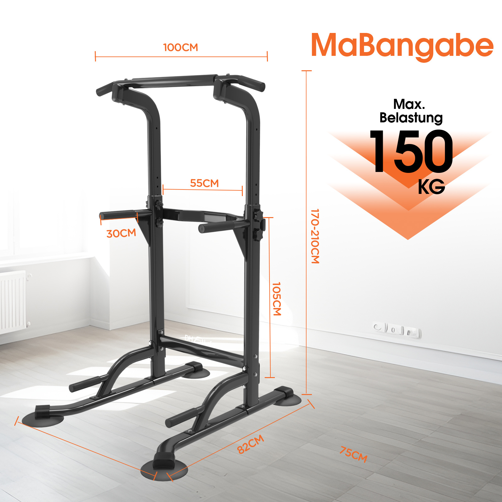 Dip Station / / Dip Trainer / Freestanding Pull-up Bar / Home Strength Training / Power Station Tower / Power Rack For Home Gym