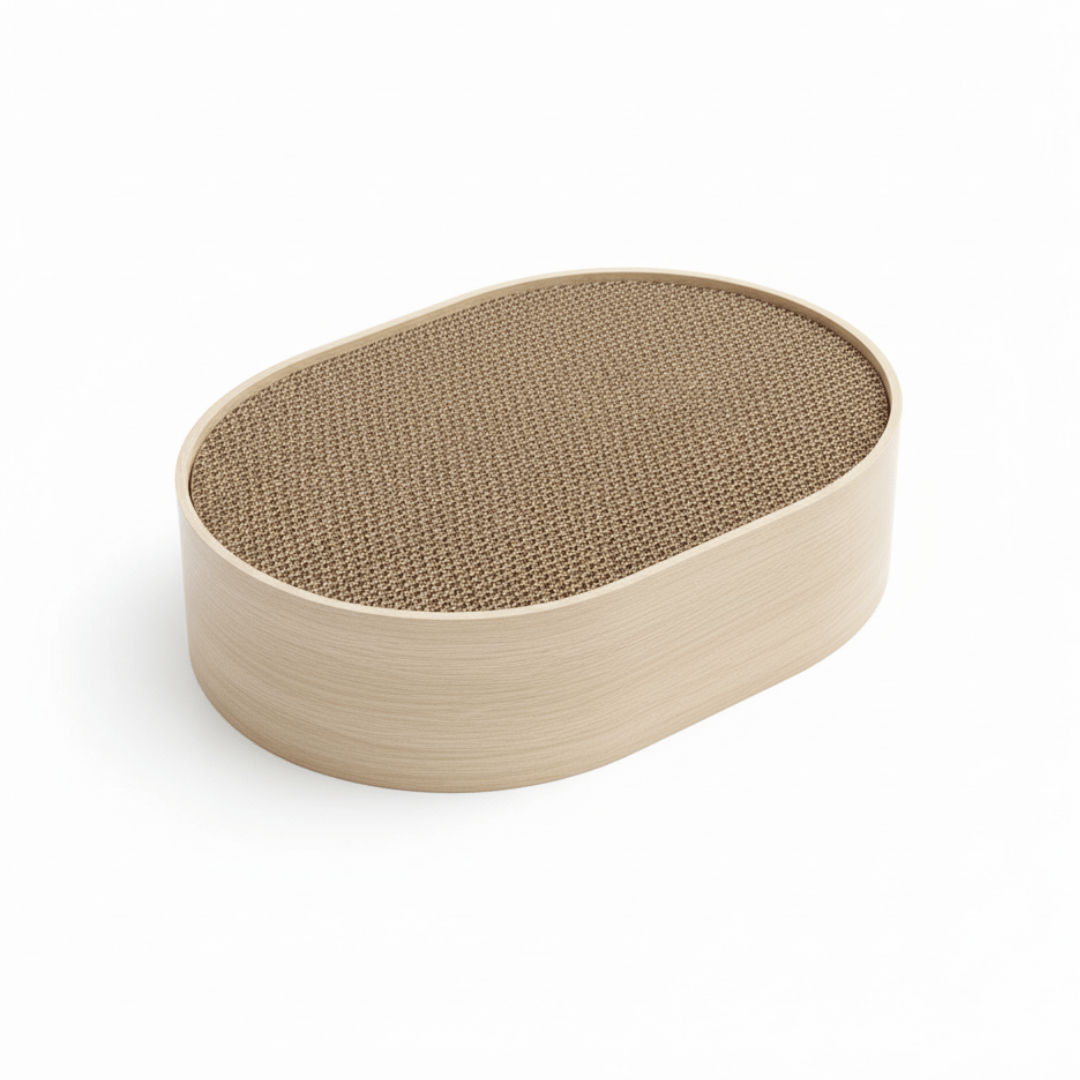 Image of Cat Bed Scratching Board With Cardboard Scratching Pads – 41×31×10 Cm Cat Basket & Cushion, Includes 3 Replaceable Cardboard Pads – Cat Scratching Furniture & Accessories