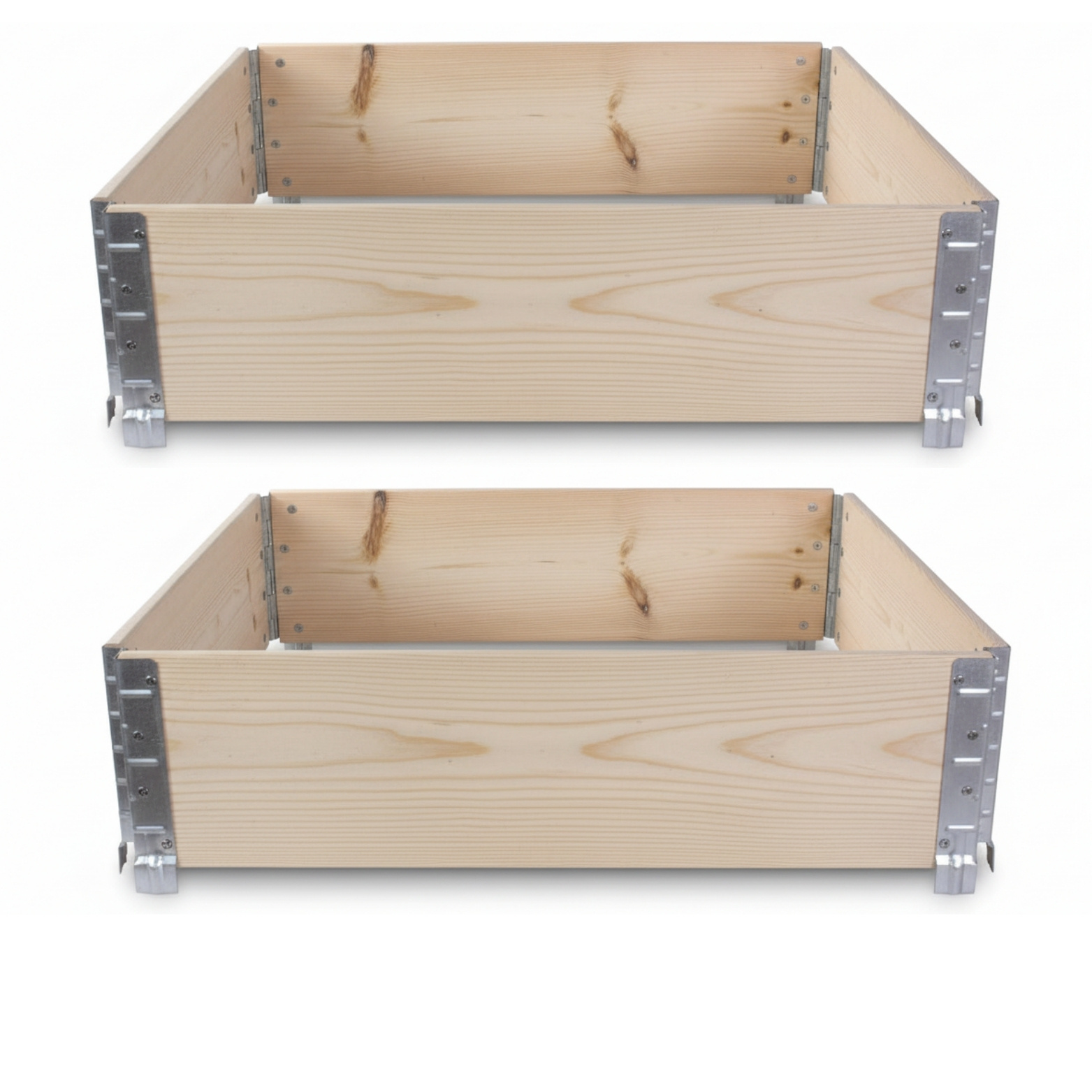 E-shop Hochbeet 80 x 60 x 20 cm aus Palettenrahmen beliebig erweiterbar