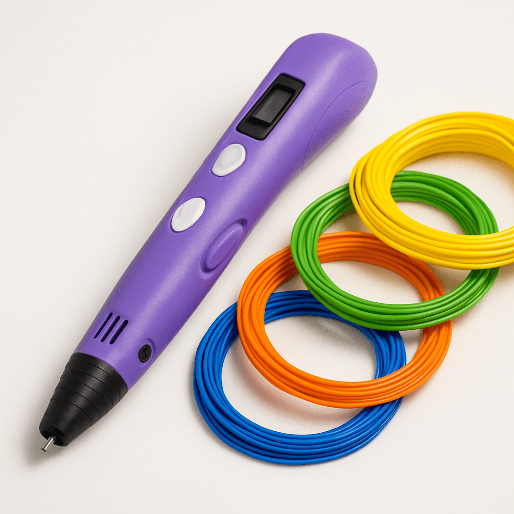 Violet Felt-tip Pen For Kids Printer Pen + 100 Meters Inserts: retailer-supplied image