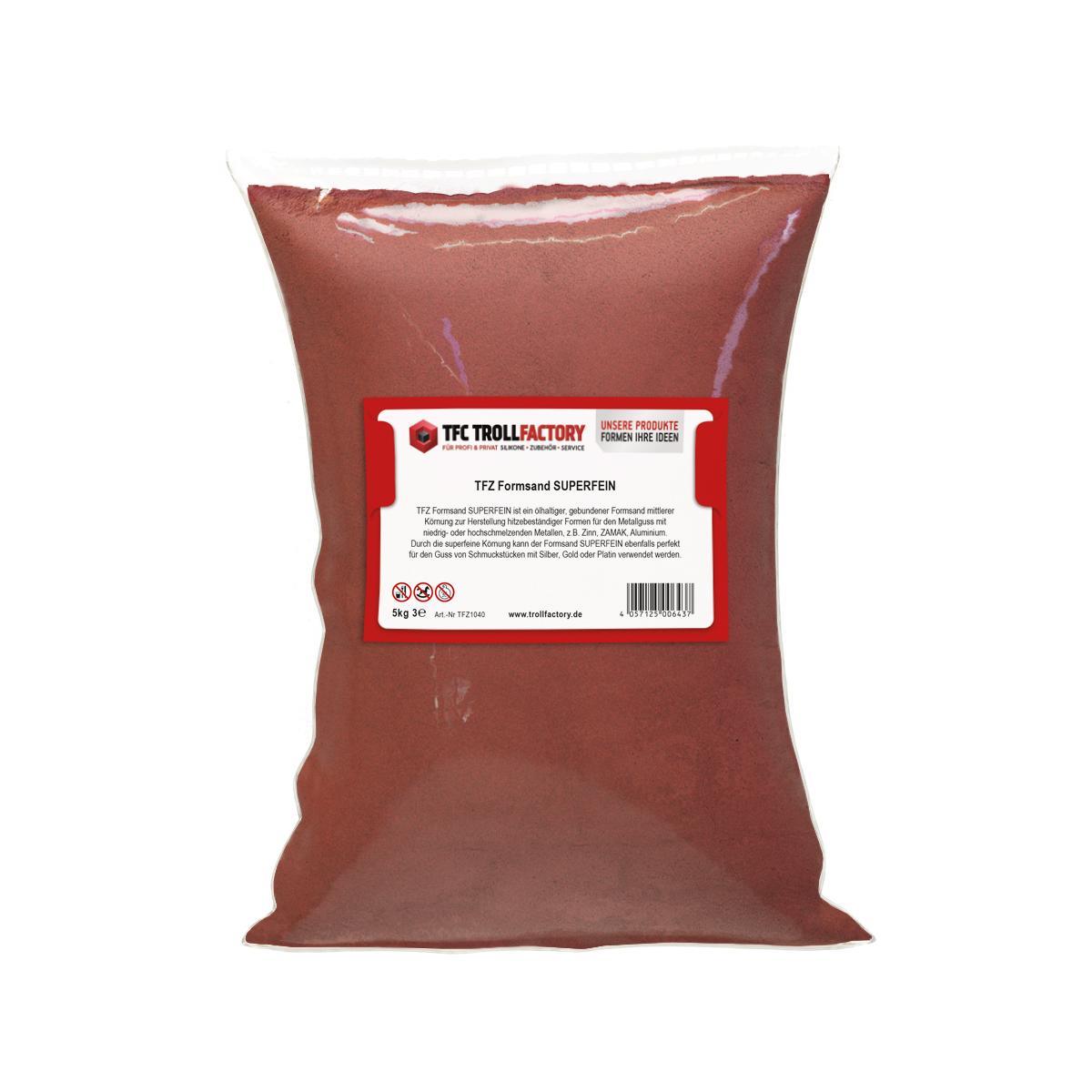E-shop Formsand SUPERFEIN Hochpräzise Gießergebnisse für Zinn, Zink & mehr im Sandguss mit Ölsand - Der für detailreichen Metallguss!