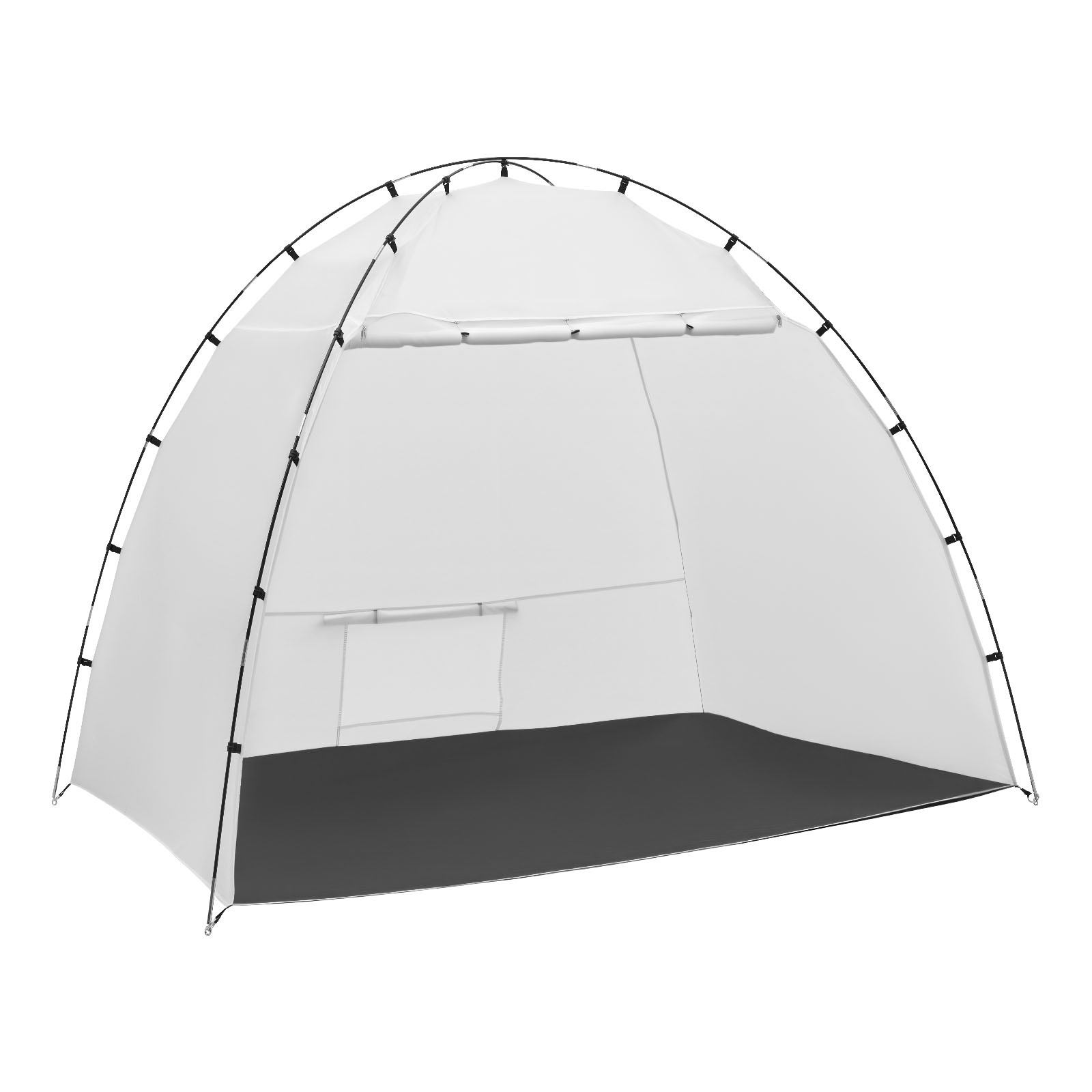 Image of Vevor Portable Paint Booth Tent, 2330 X 1720 X 1900mm Painting Tent Station, Spray Shelter With Built-in Floor & Mesh Screen, Large Space, Oxford Spray Painting Tents For Cupboard, Chairs, Tables