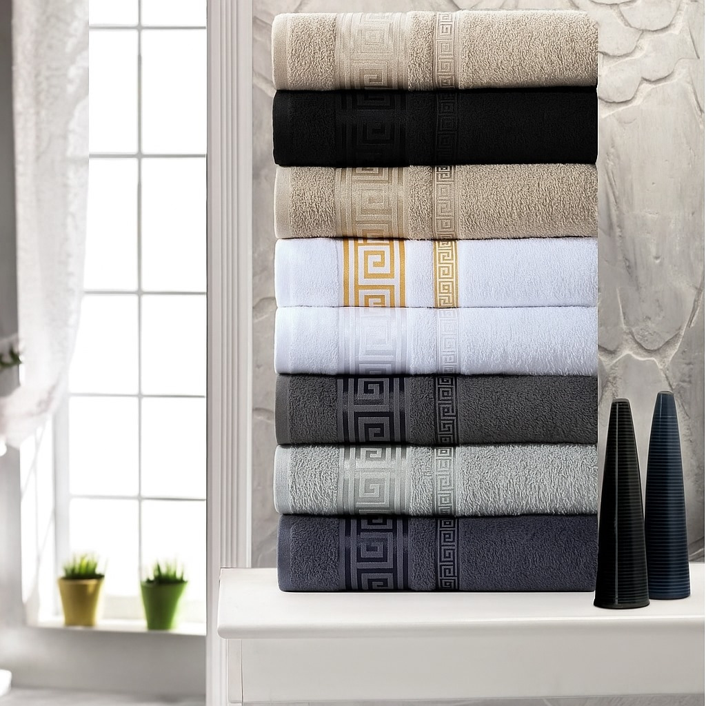 TEMU Pack Of 3 Hand Towel, Modern Striped Coral Bathroom Towels, Soft And Absorbent Cleansing Towel, Dry Hair Towel, Sports Towel, Hotel , Spa, Home