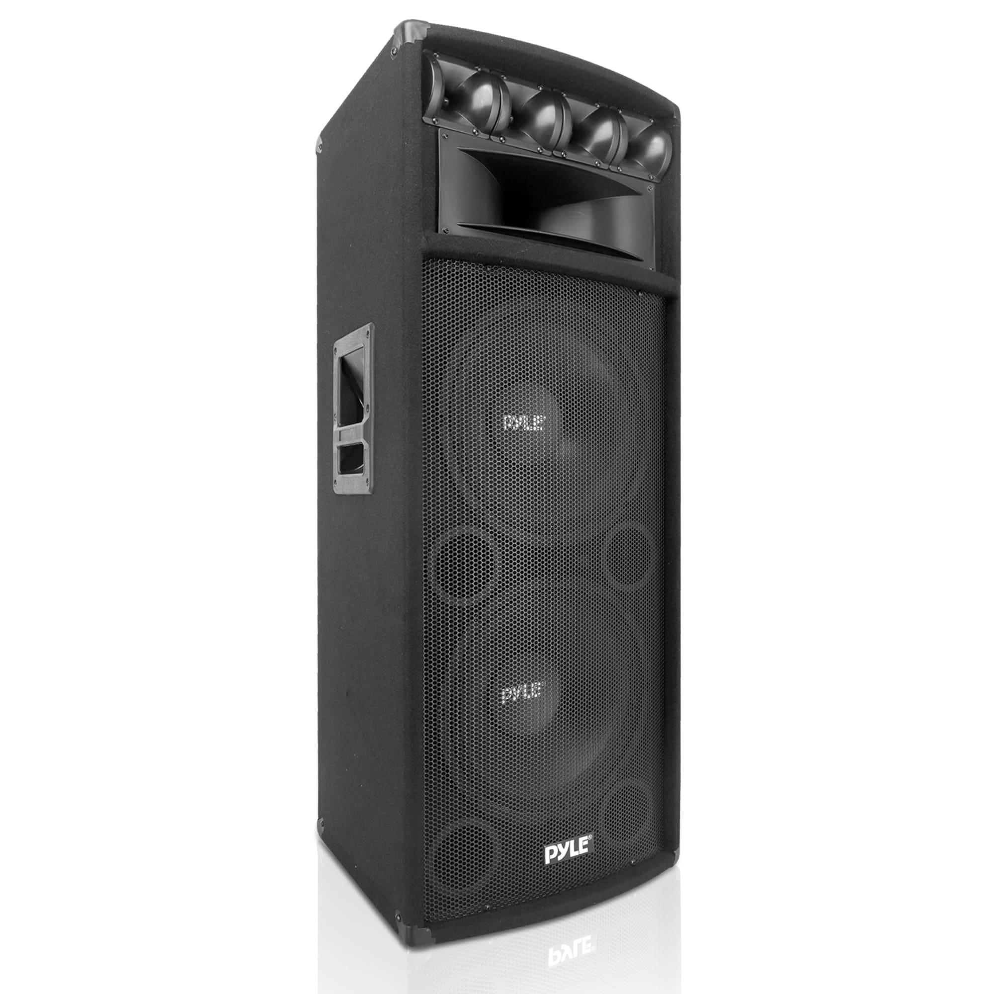 Portable Speaker - Portable Pa Speaker System - 1600 Watts Outdoor Stereo Speakers With 30.5 Cm Dual Woofers - 8.6 Cm Tweeters