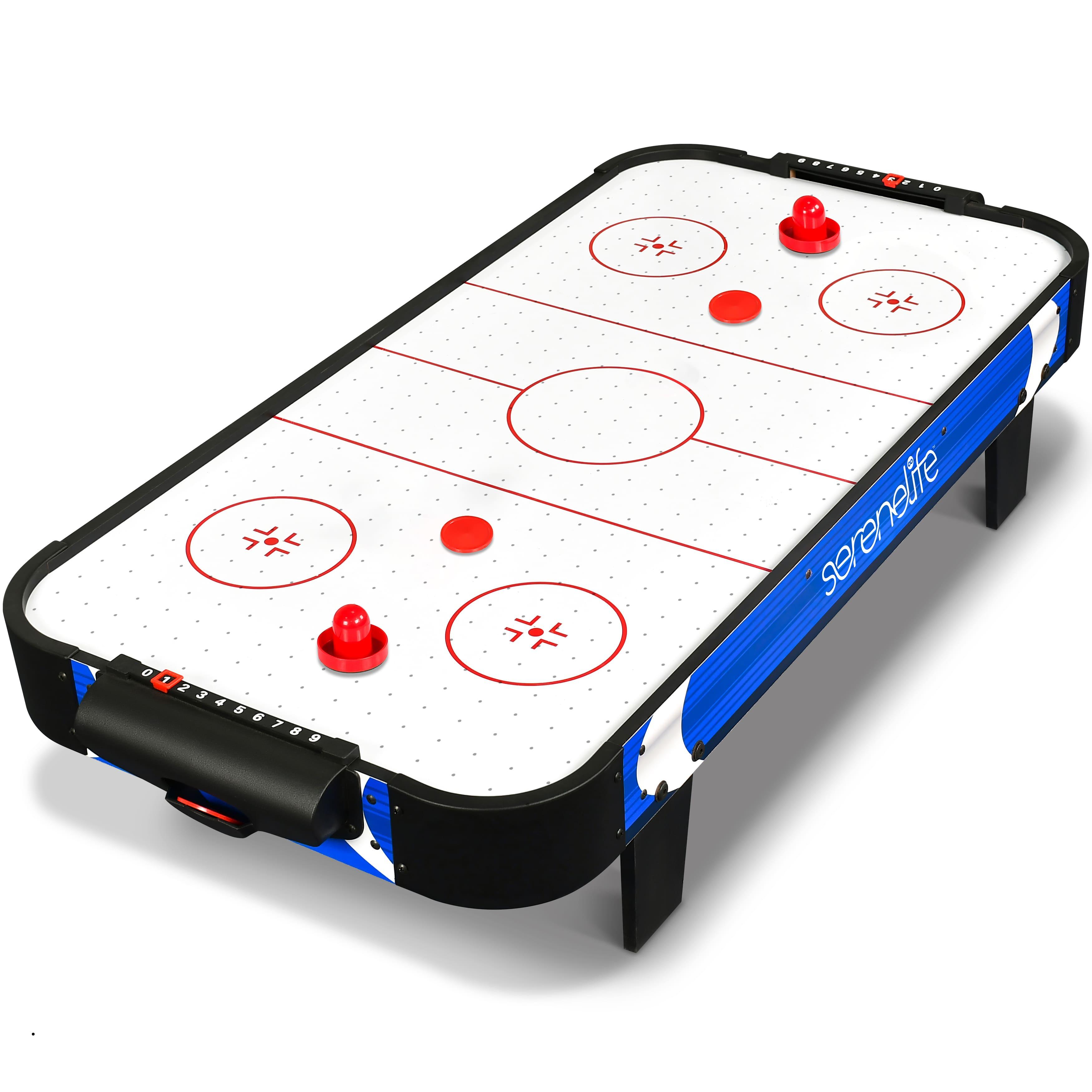 Image of Air Hockey - 102 Cm Air Hockey Table - With Ultra-fast Game - Improved 110v Motor - Integrated Score Counter And Paddle Distributor - Accessories Included