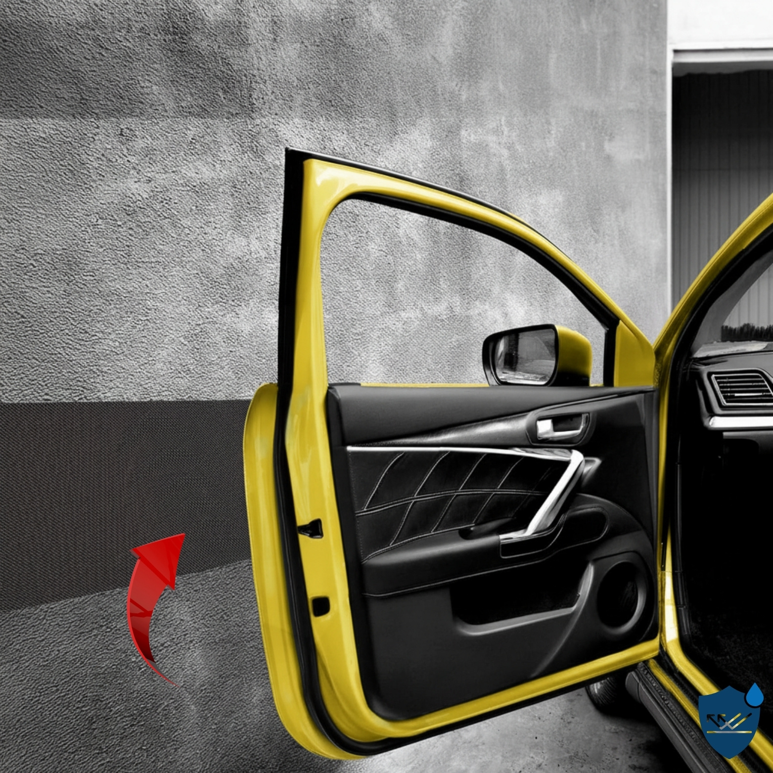 Garage Wall Protector 4-pack Edge Protector, Each 40 X 20 X 2 Cm, Self-adhesive Edge Guard - Bumper Protector For Car And Garage Wall
