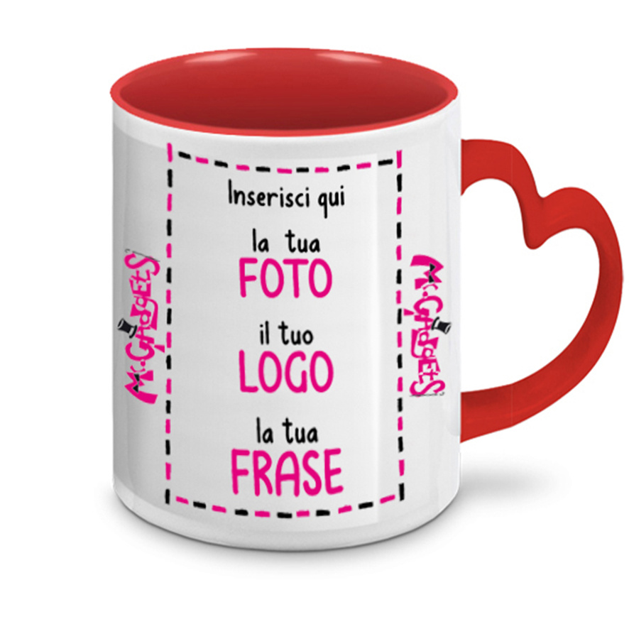 TEMU Mr. Gadgets in Ceramica Personalizzabile con Foto e Scritta