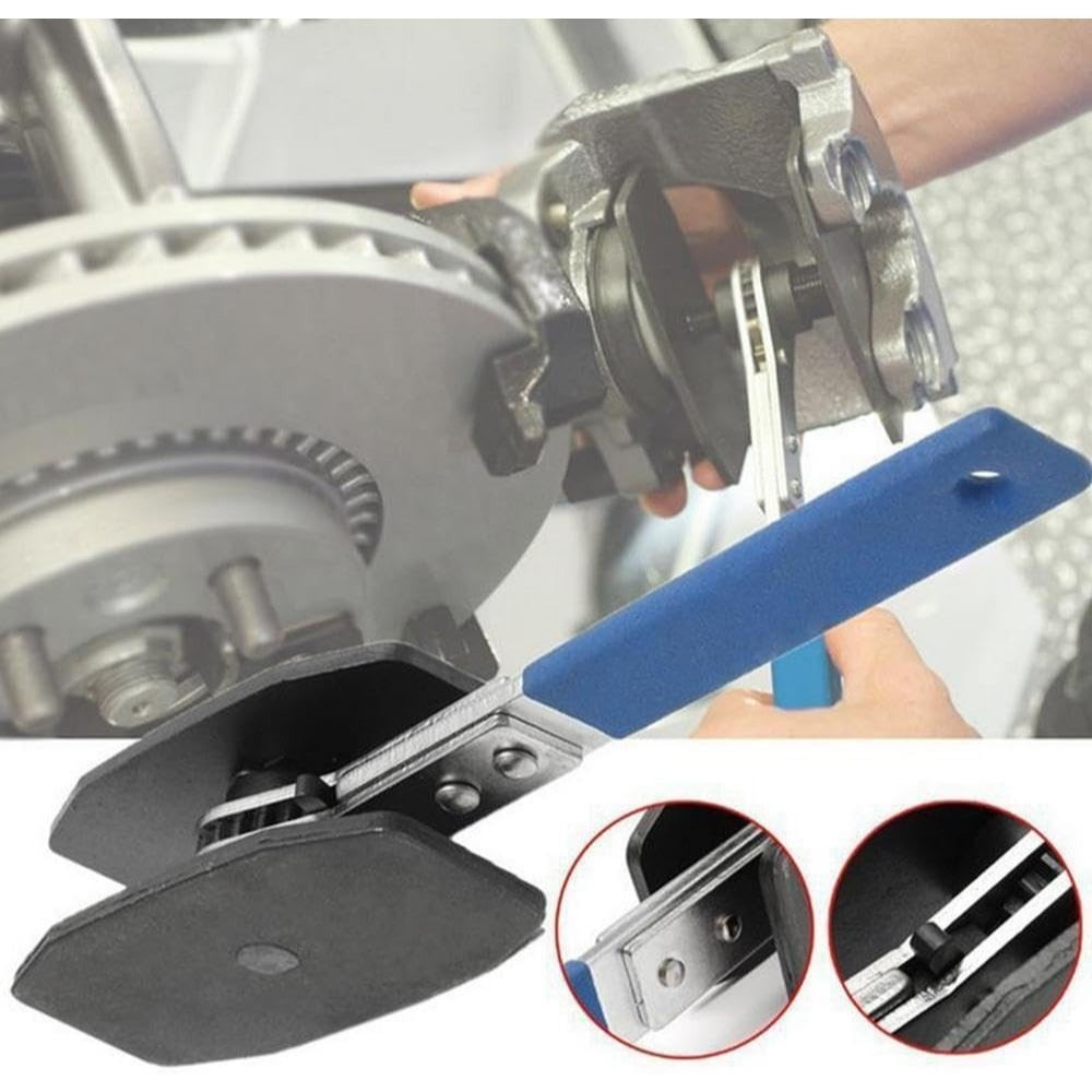 E-shop Bremssattel Presswerkzeug, Bremswerkzeug 360 Grad mit Ratschenfunktion, Expander Schraubenschlüssel Auto Radkolben für die Reparatur von