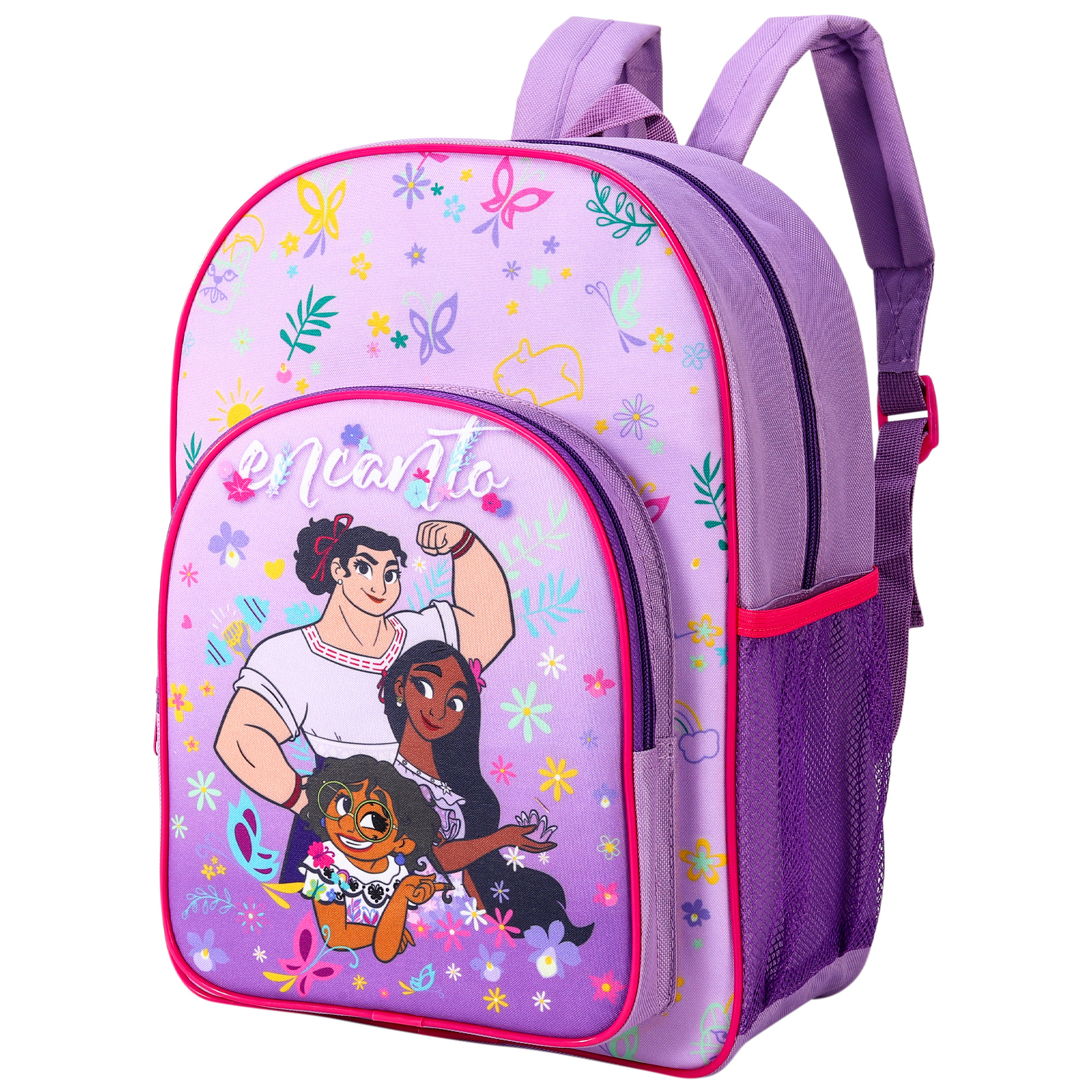 TEMU Kids Childrens Premium Backpack School Rucksack Travel Bag With Side Mesh Pocket And Front Zipped Pocket