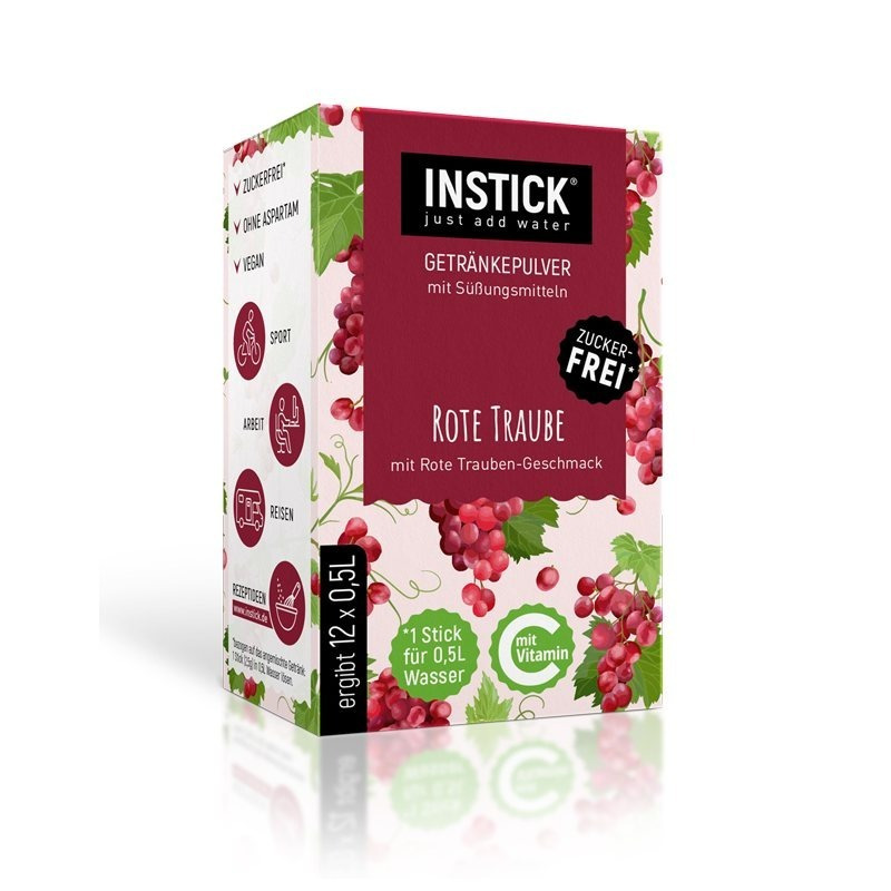 Instick Red Grape For 12 X 0.5 L
