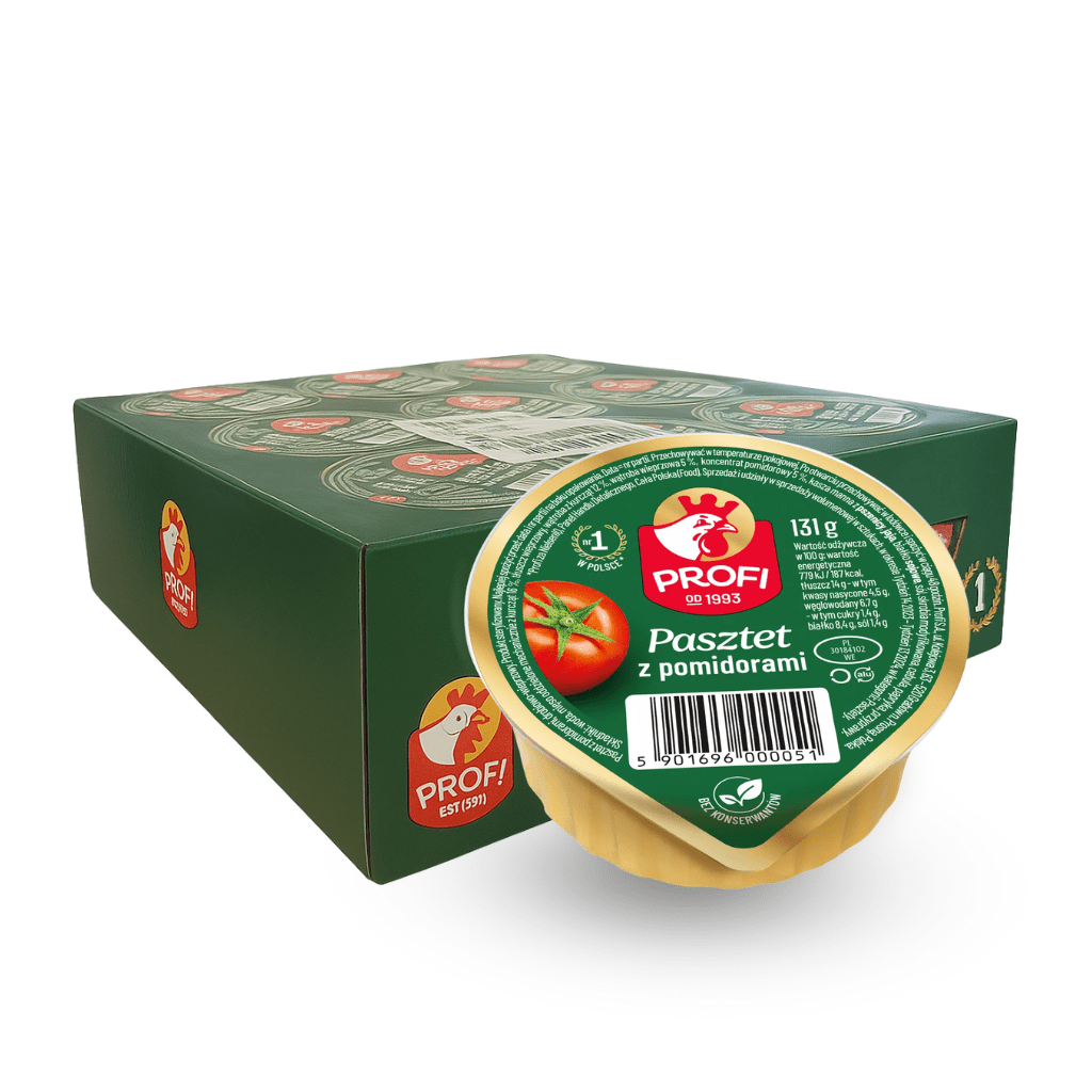 Pro Pâté With Tomatoes - Poultry Spread With Tomatoes 131g (24-pack Carton)