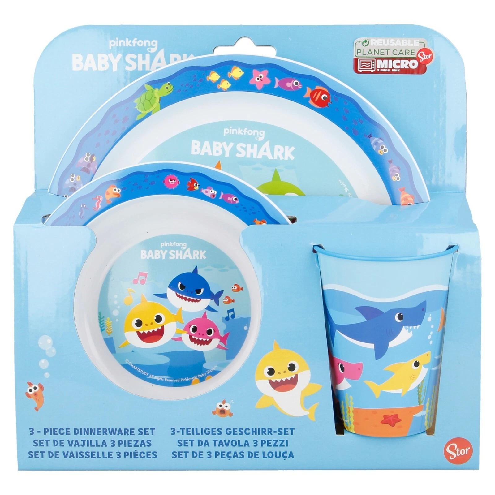 3pcs Colour Microwave Safe Breakfast Set Plate Bowl & Tumbler: retailer-supplied image