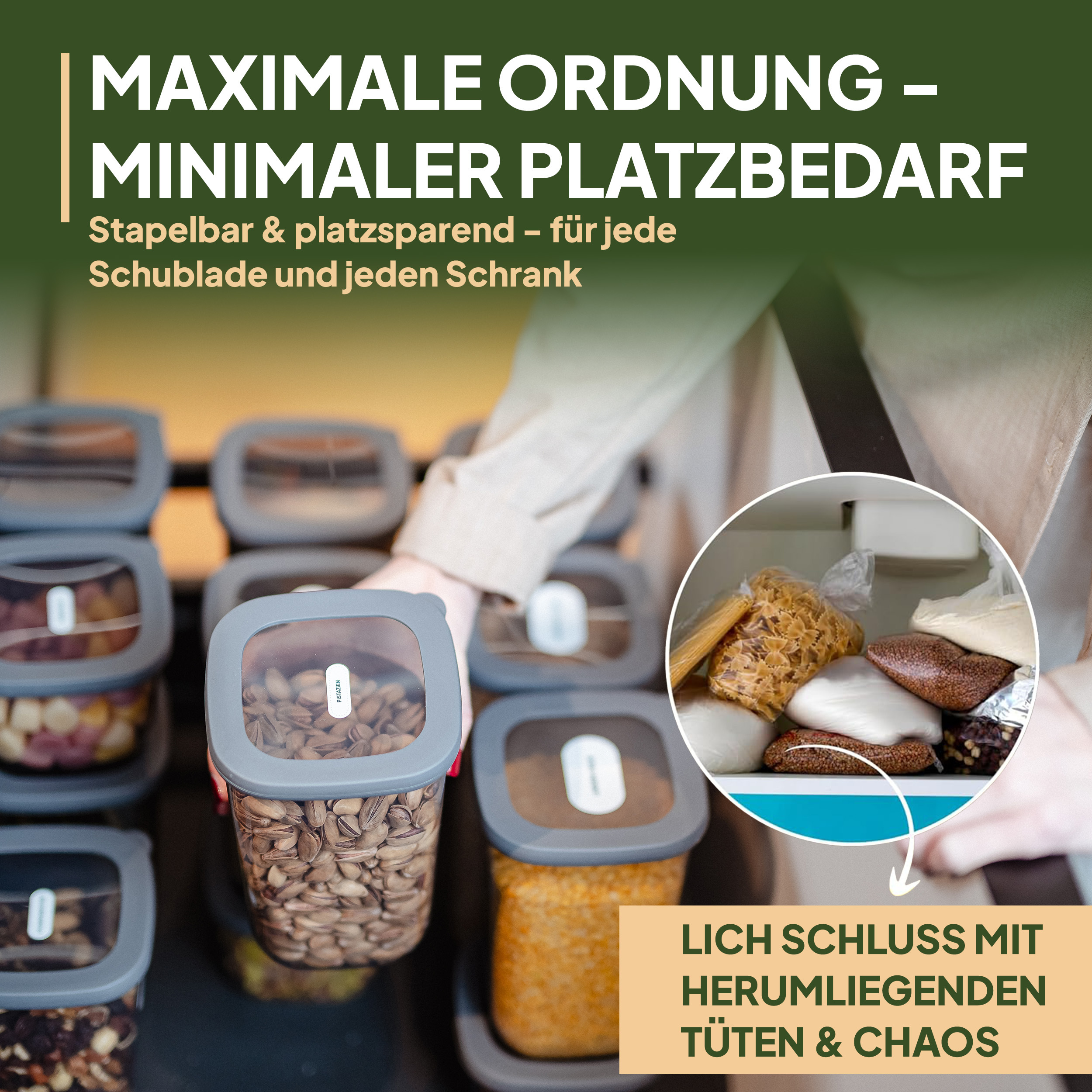 vorratsdosen deckel luftdicht 12er set behälter küche