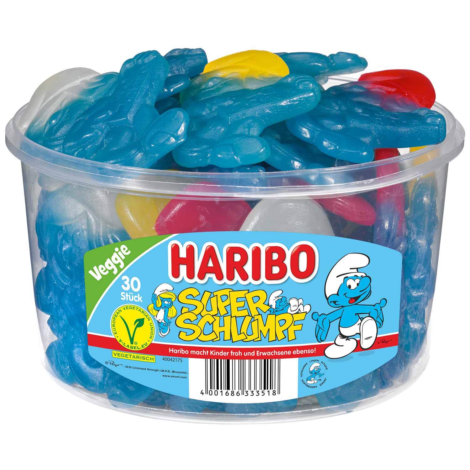 Haribo Super Smurf Vegetarian 30er 1440g