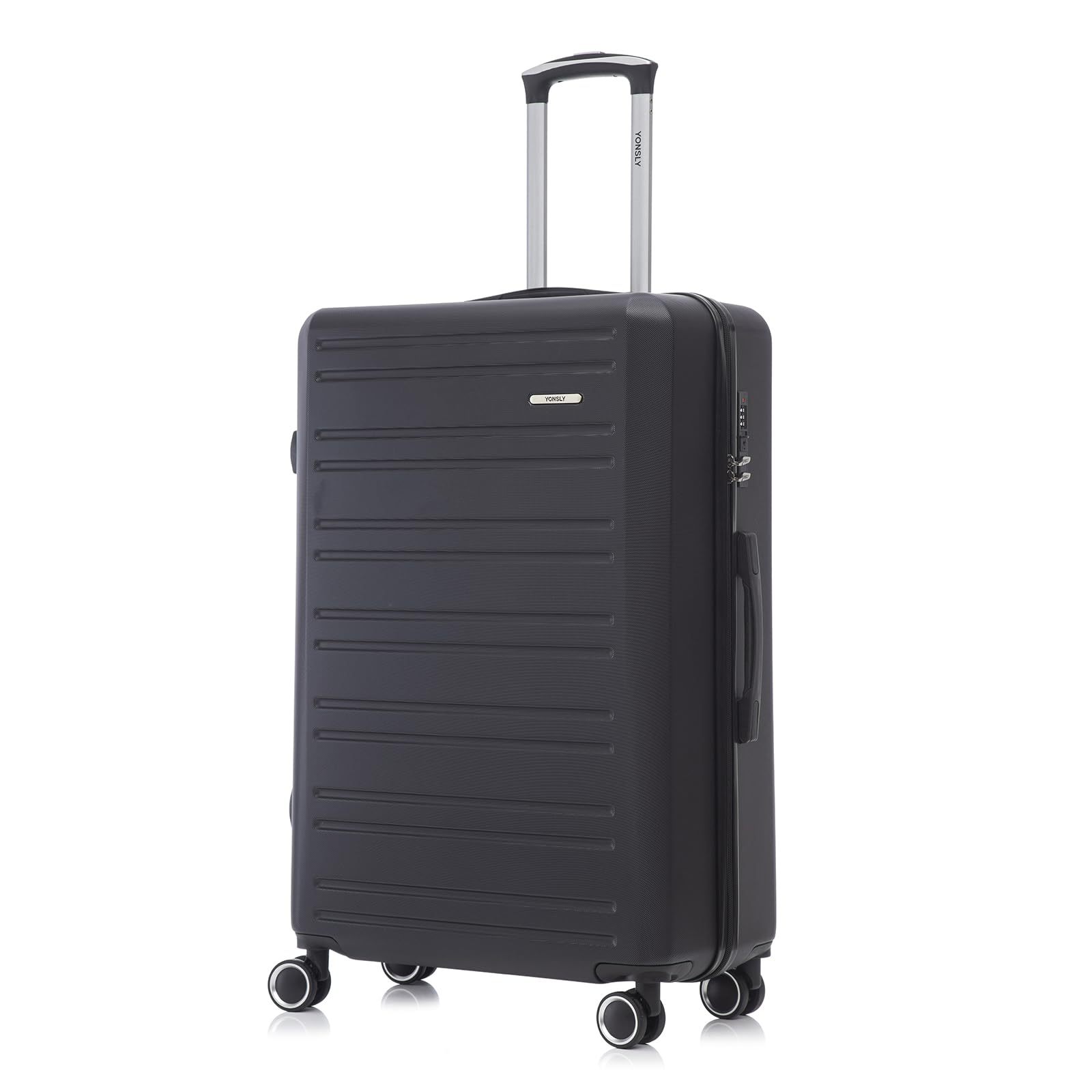 Suitcase, Trolley Travel Suitcase, Rolling Carry-on Cabin Luggage With 4 Wheels 360°, Hardshell Travel Suitcase, Combination Lock, Handle