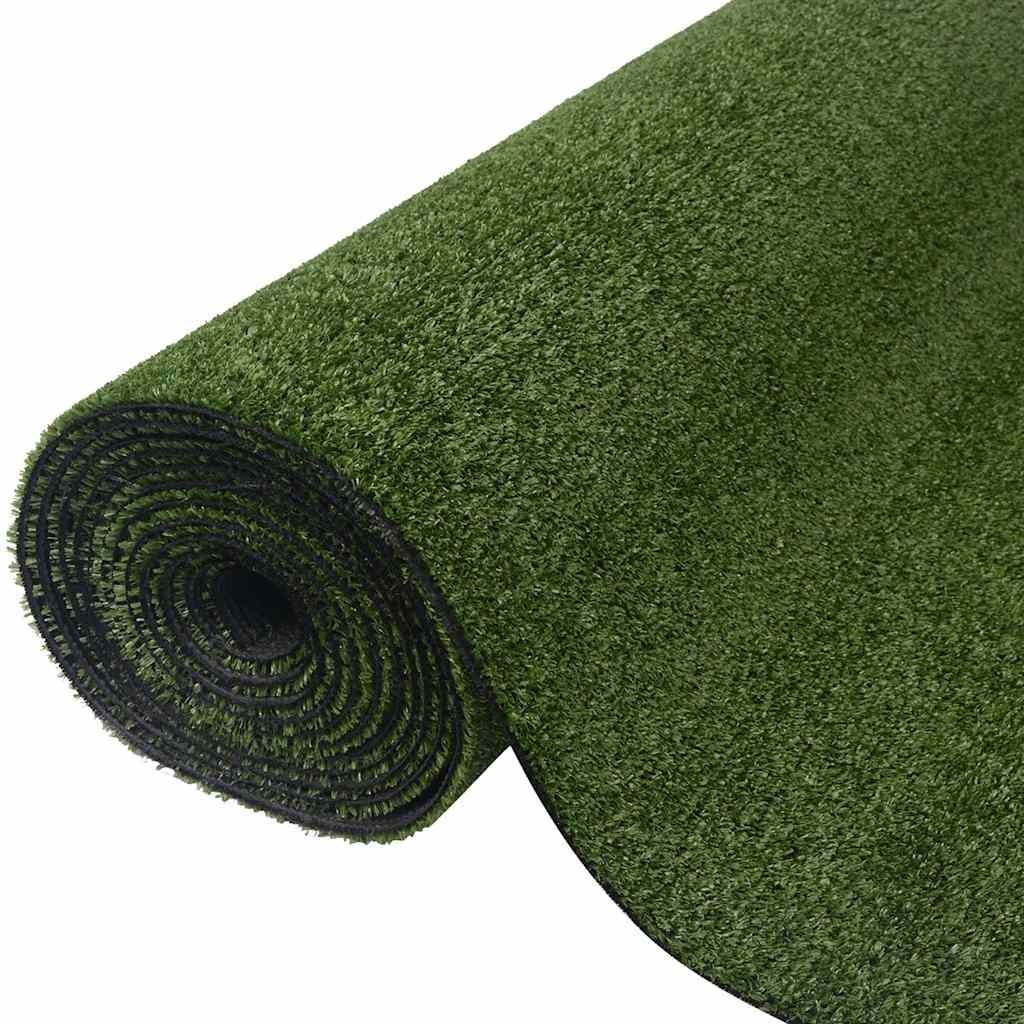 Vidaxl Uv-resistant Artificial Grass Carpet, Grass Mat, Ready-to-use Artificial Turf, Pool , Balcony, Garden, Terrace, 7/9mm, 1x15m, Green