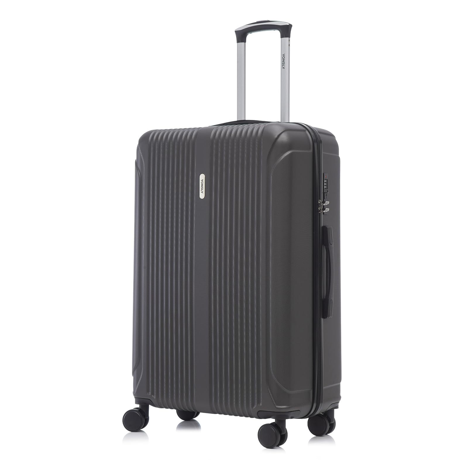 Suitcase Trolley Travel Suitcase, Hard Shell Suitcase, Wheeled Suitcase Hand Luggage Cabin Suitcase With 4 Wheels 360°, Lock, Handle