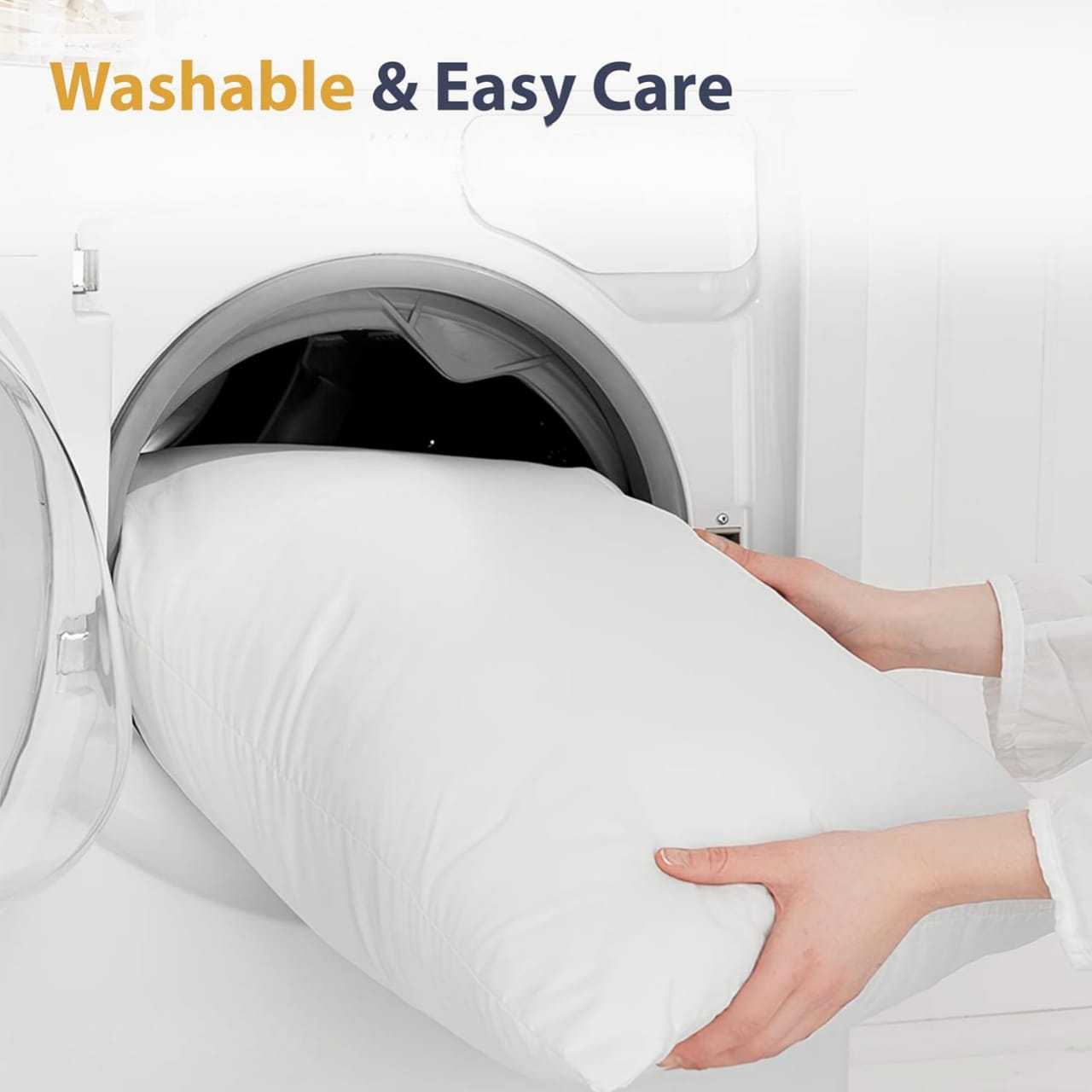 OLYMPUS TEXTILES Duck Feather Pillows, Set of 2, Size 48x74 cm – Soft and Supportive Hotel-Quality Bed Pillows for Comfortable Night Sleep with Premium Feather Filling, Breathable Fabric Cover for Fresh Feeling, Medium Firm Support for Proper Neck Alignment, Long-Lasting Shape for Everyday Use in Home and Hotel Rooms