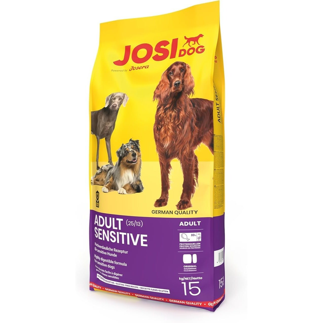 Image of Adult Sensitive | Adult | Food For Sensitive Dogs | Particularly With Of Poultry Protein | Gluten-free | Josera | Dog Food