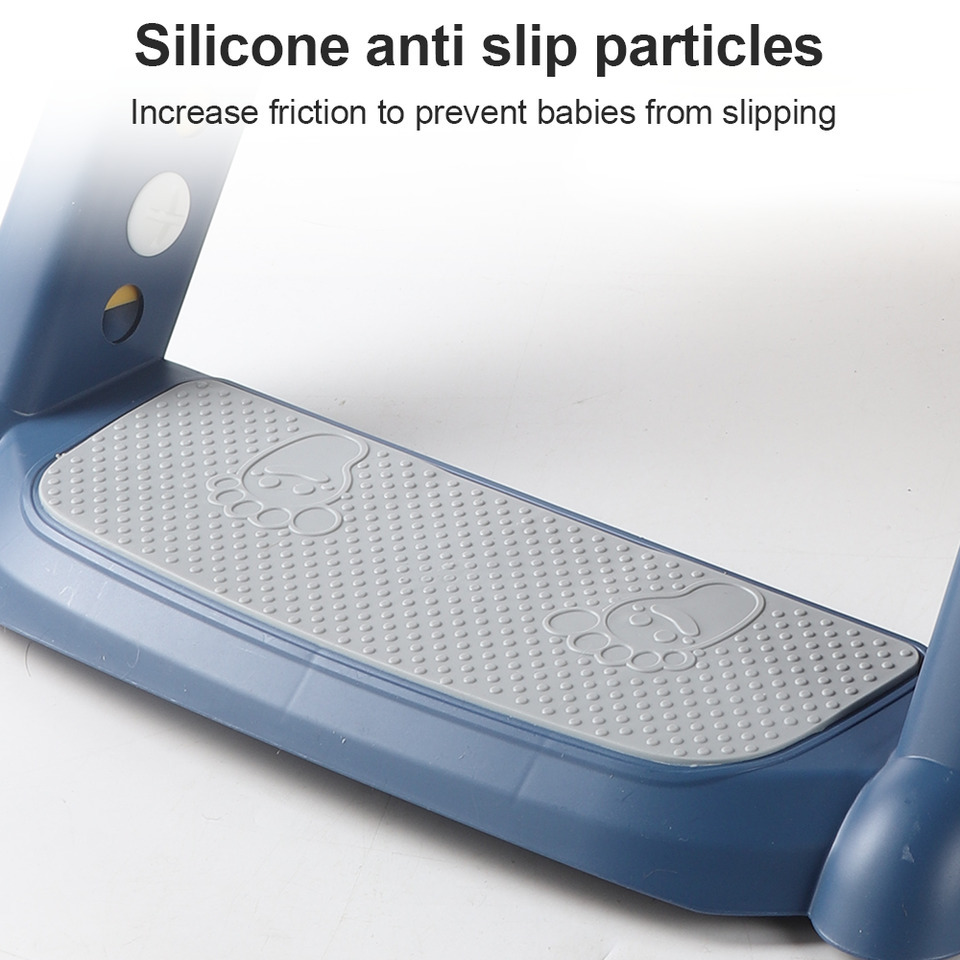 Dječja kahlica za odvikavanje od pelena, dječja WC daska sa stepenicama, podesiva, sklopiva i prenosiva, idealna za učenje u kupaonici