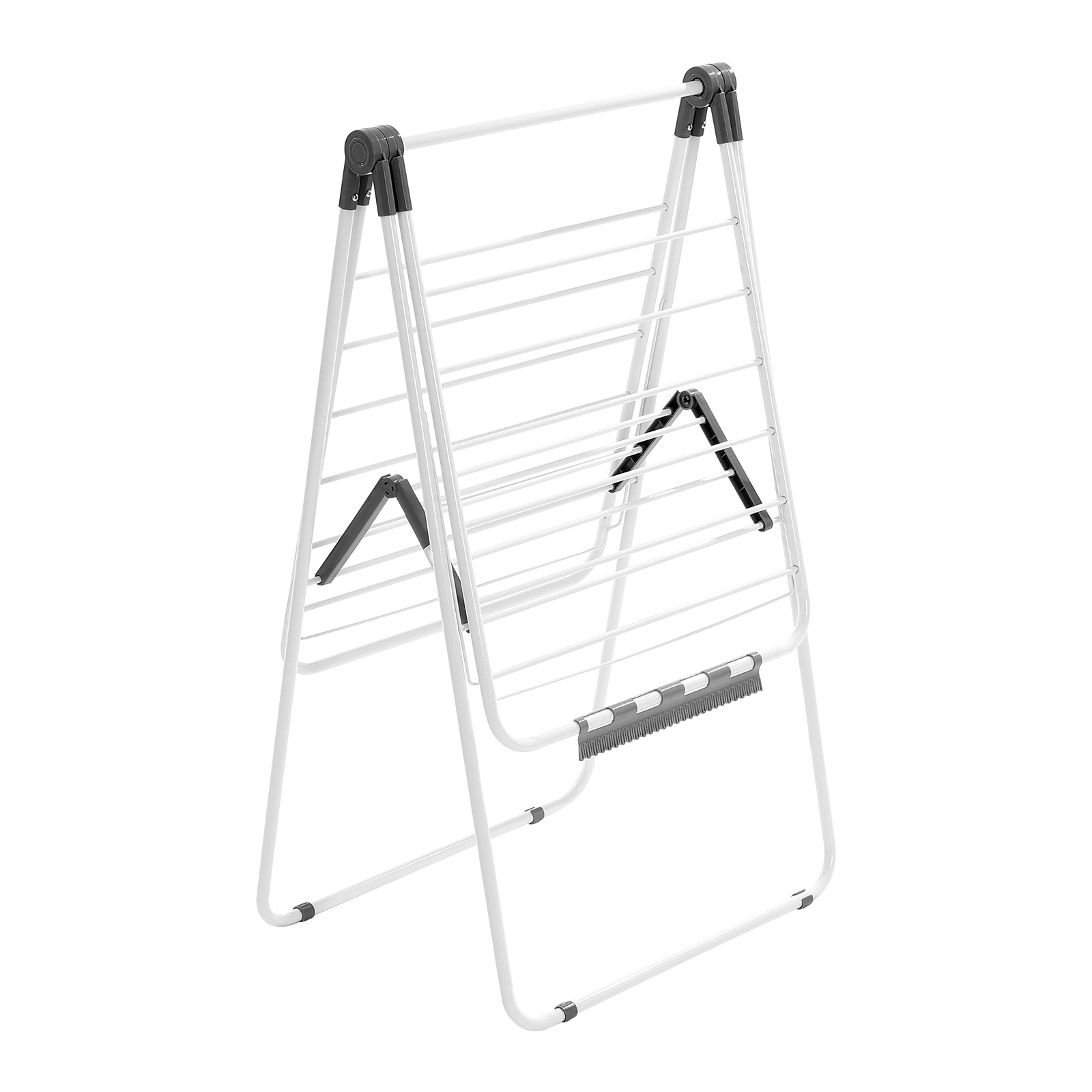 TEMU VEVOR 2-Tier Pliable Séchage de Vêtements Rack avec Sock Clips & 21 Tiges de Séchage Blanc