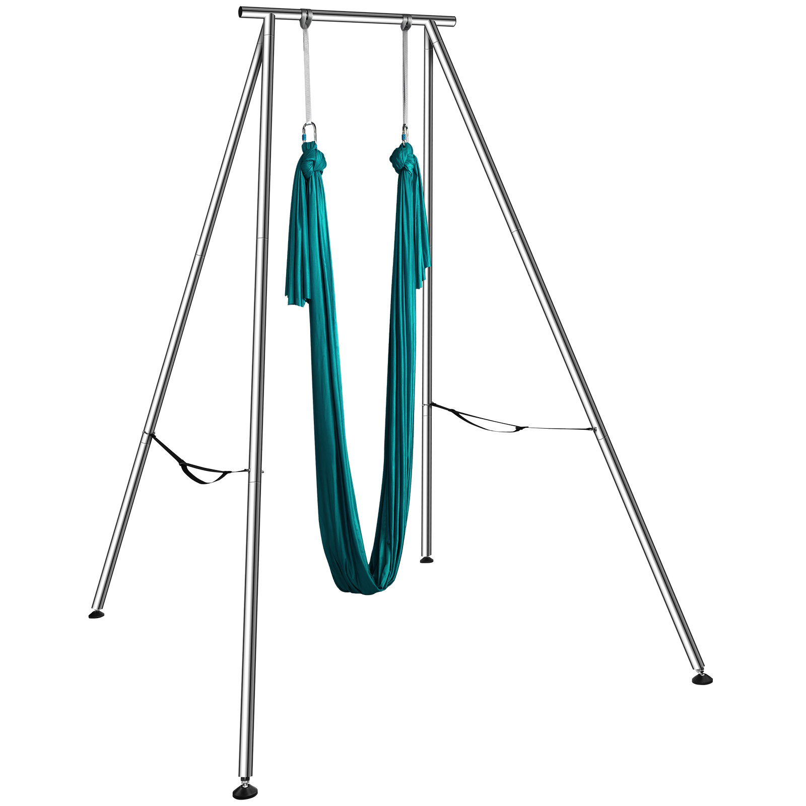 Vevor Aerial Yoga Frame & Yoga Hammock, 9.67 Ft Height Professional Yoga Swing Stand With 6. Aerial Hammock, Max 551.15 Lbs Load Capacity Yoga Rig For Indoor Outdoor Aerial Yoga, Green