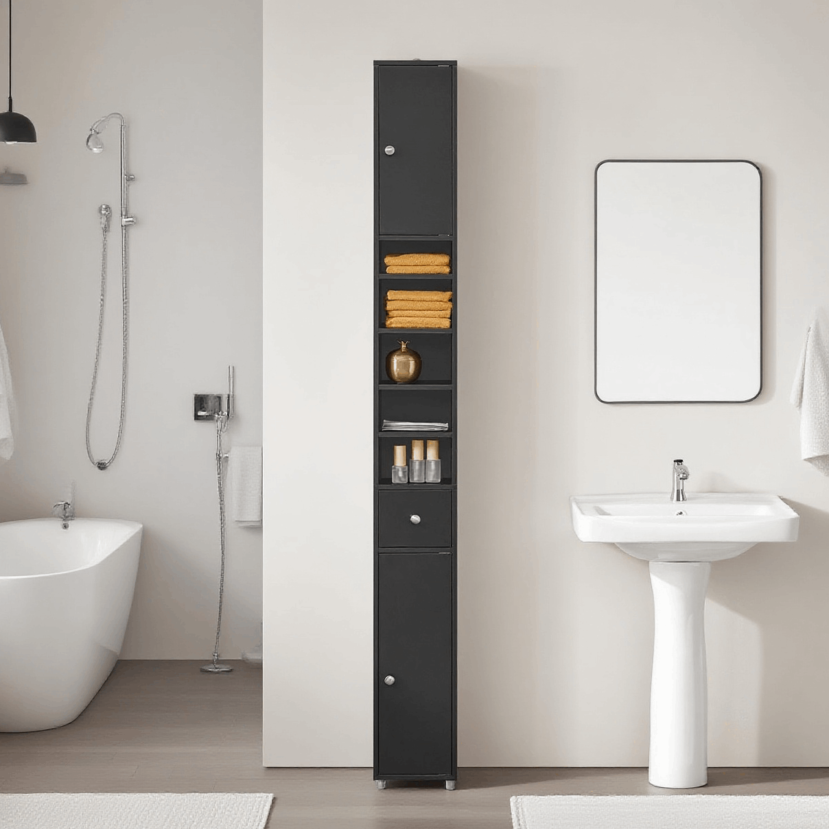 badrums kolonn vattentät mobil badrum hög med - Temu Sweden