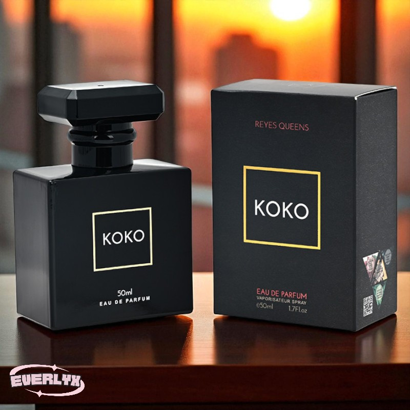 TEMU Everlyx - Women's Perfume 50 Ml - Elegant And Sophisticated Fragrance With Floral And , Day And Night - Long-lasting Scent That Highlights And