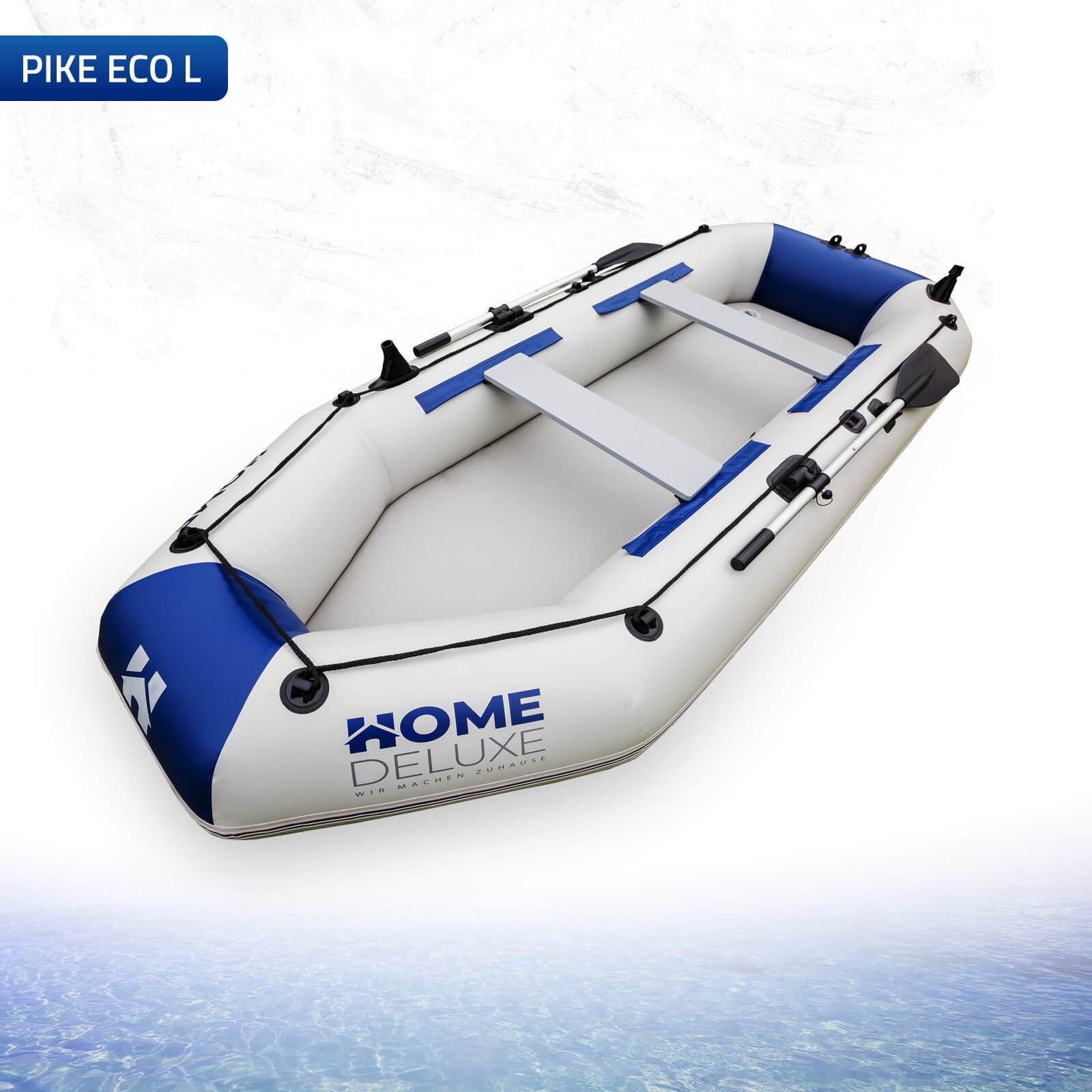 E-shop - Schlauchboot Pike Small - Material: strapazierfähiges PVC- Maße: LxB ca. 230 x 128 cm - für bis zu 3 Personen I , Motorboot, Ruderboot