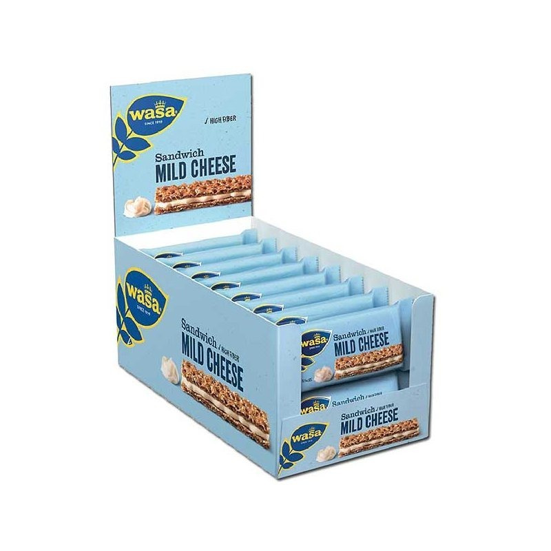 Image of Wasa Crispbread Sandwich Mild Cheese 24x30g=720g