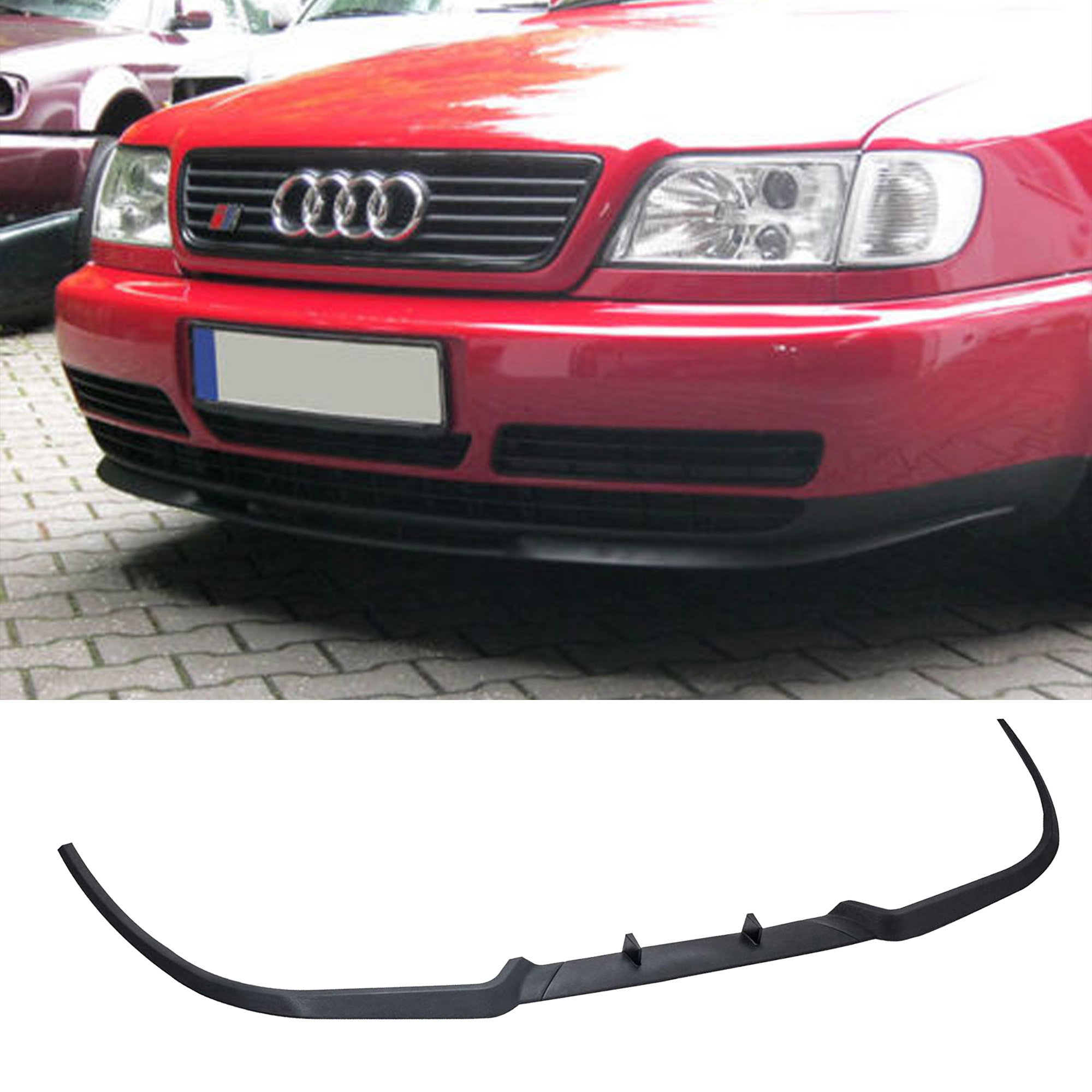 Front Bumper Lip For A6 S6 C4 R Model All Cars Diffuser Euro Spoiler Lip Universal