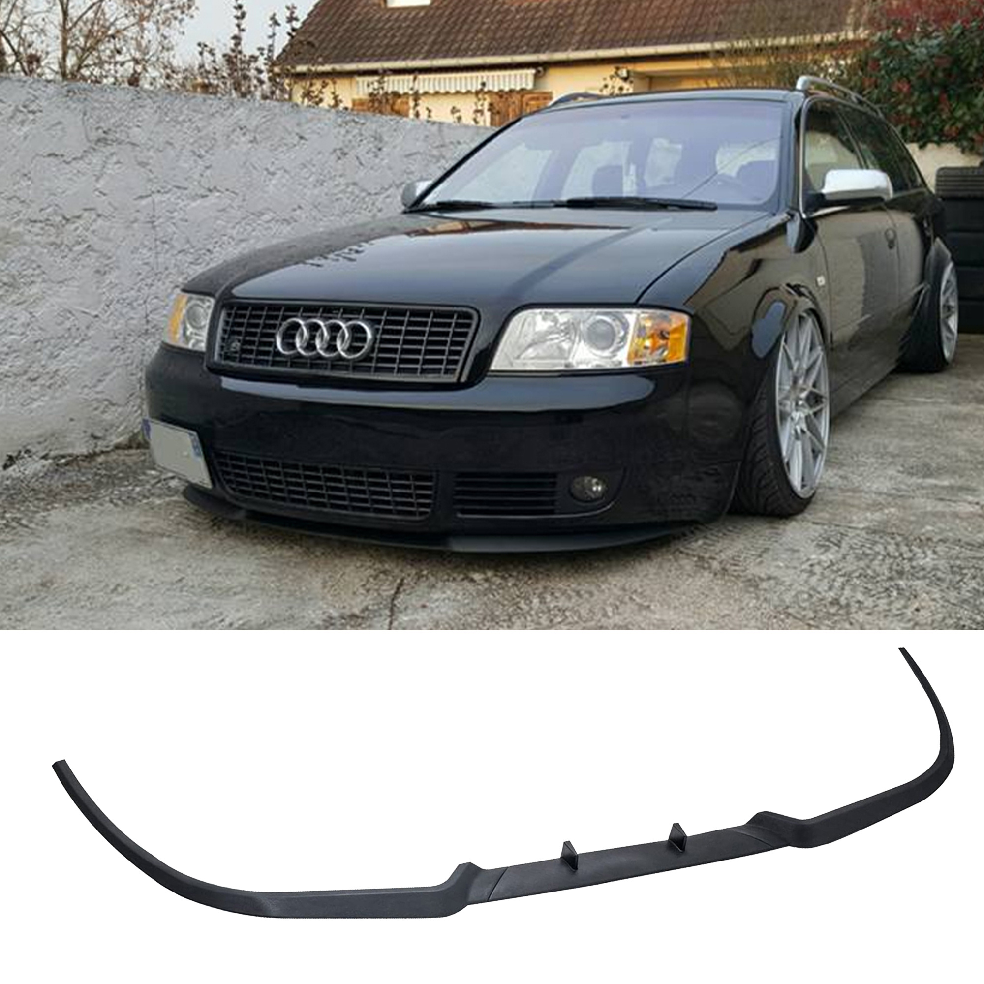 Front Bumper Lip For A6 S6 Rs6 C5 R Model All Cars Diffuser Euro Spoiler Lip Universal