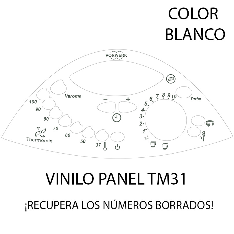 TEMU Vinilo para MOD. PANEL Pegatinas decorativas compatibles con robot de cocina , diseño de accesorios de cocina, resistente , autoadhesiva
