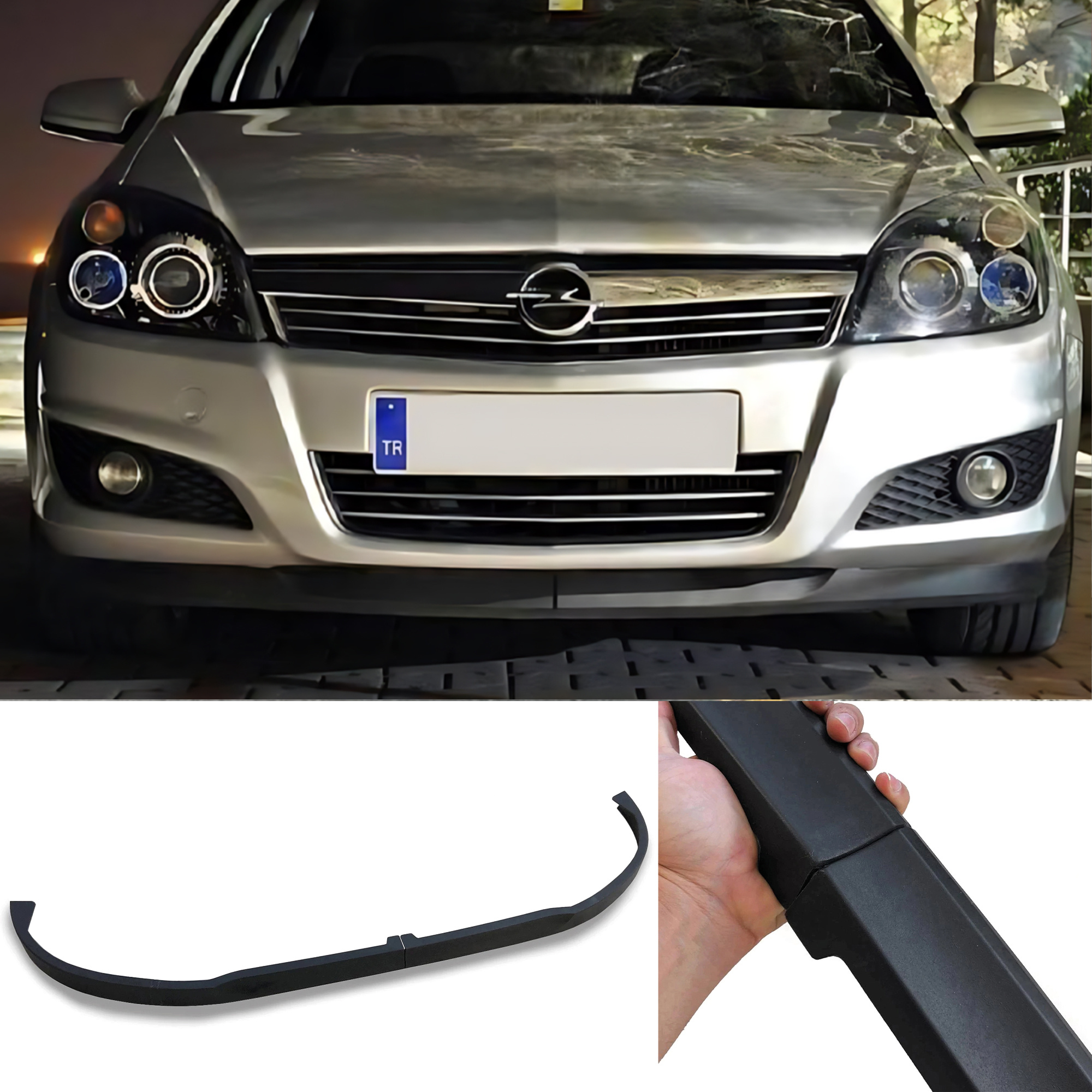 Front Bumper Lip Wrap For H 2004-2012 All Car Adjustable Universal Car Tuning