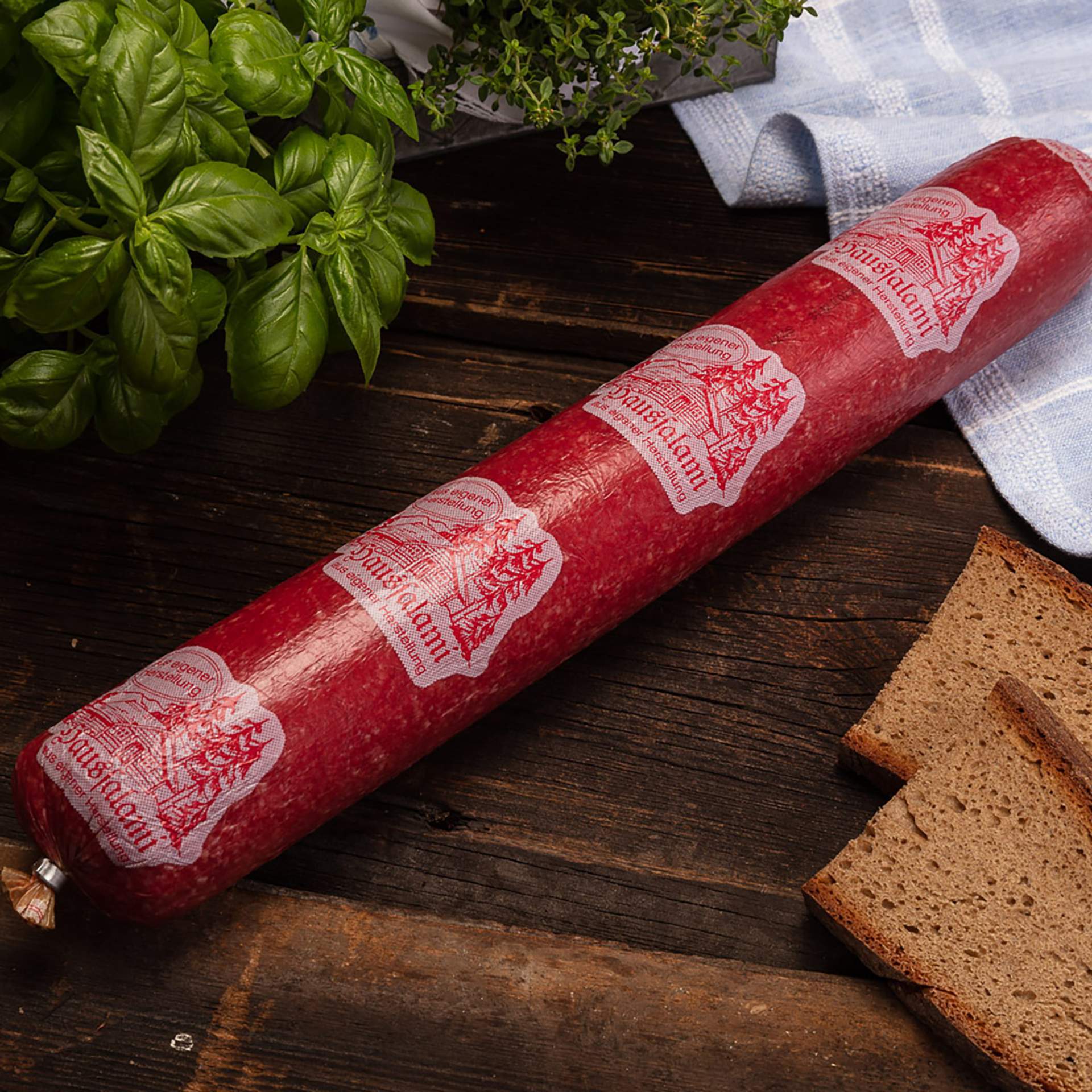 E-shop WURSTBARON® Haussalami ganze Stange 1 kg