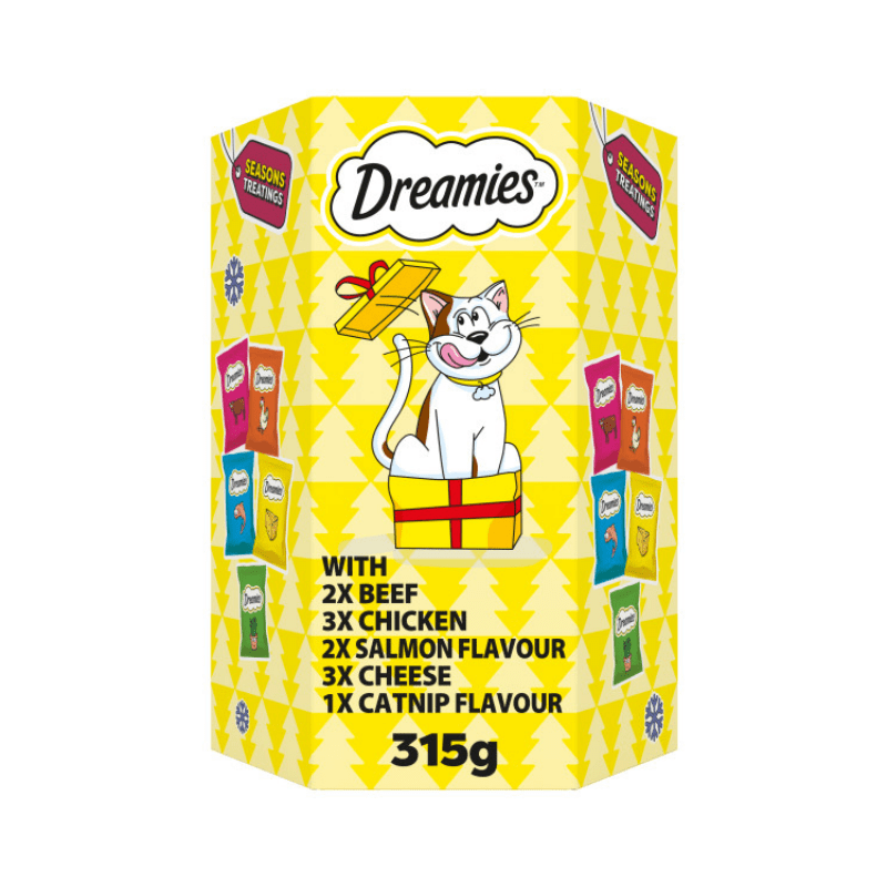 TEMU Dreamies Christmas Gift Box Cat Treats 315g