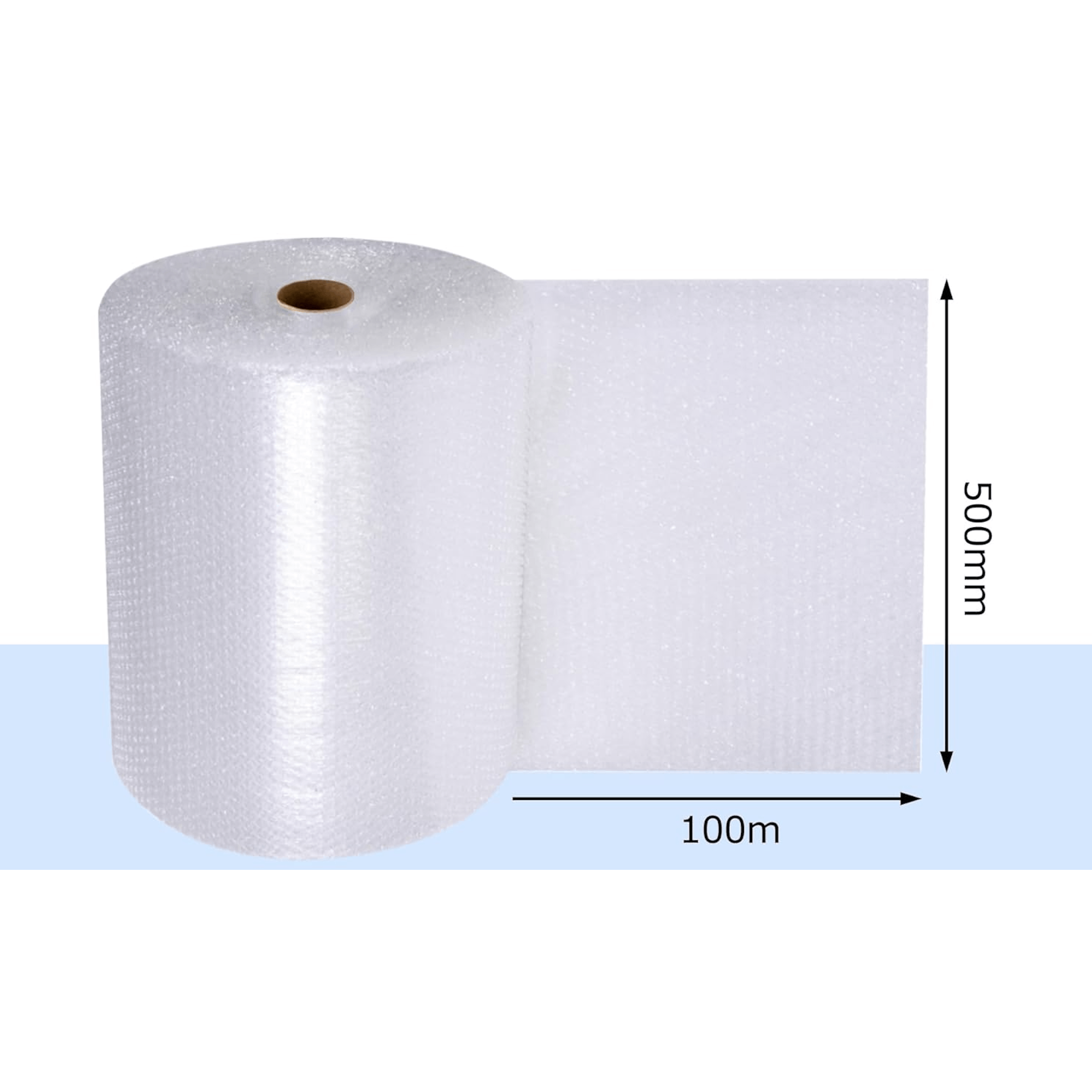 huge bubble cushioning wrap roll 500mm width x 100 metre length bubble cushioning wrap for moving boxes and shipping high density polyethylene material protects   during packing and transportation protective packaging rubberized texture durable material