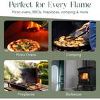 pelle sol 200 natural firelighters long burning fire lighters for wood burners bbq lighter pizza ovens open fires   fire starter log burner accessories