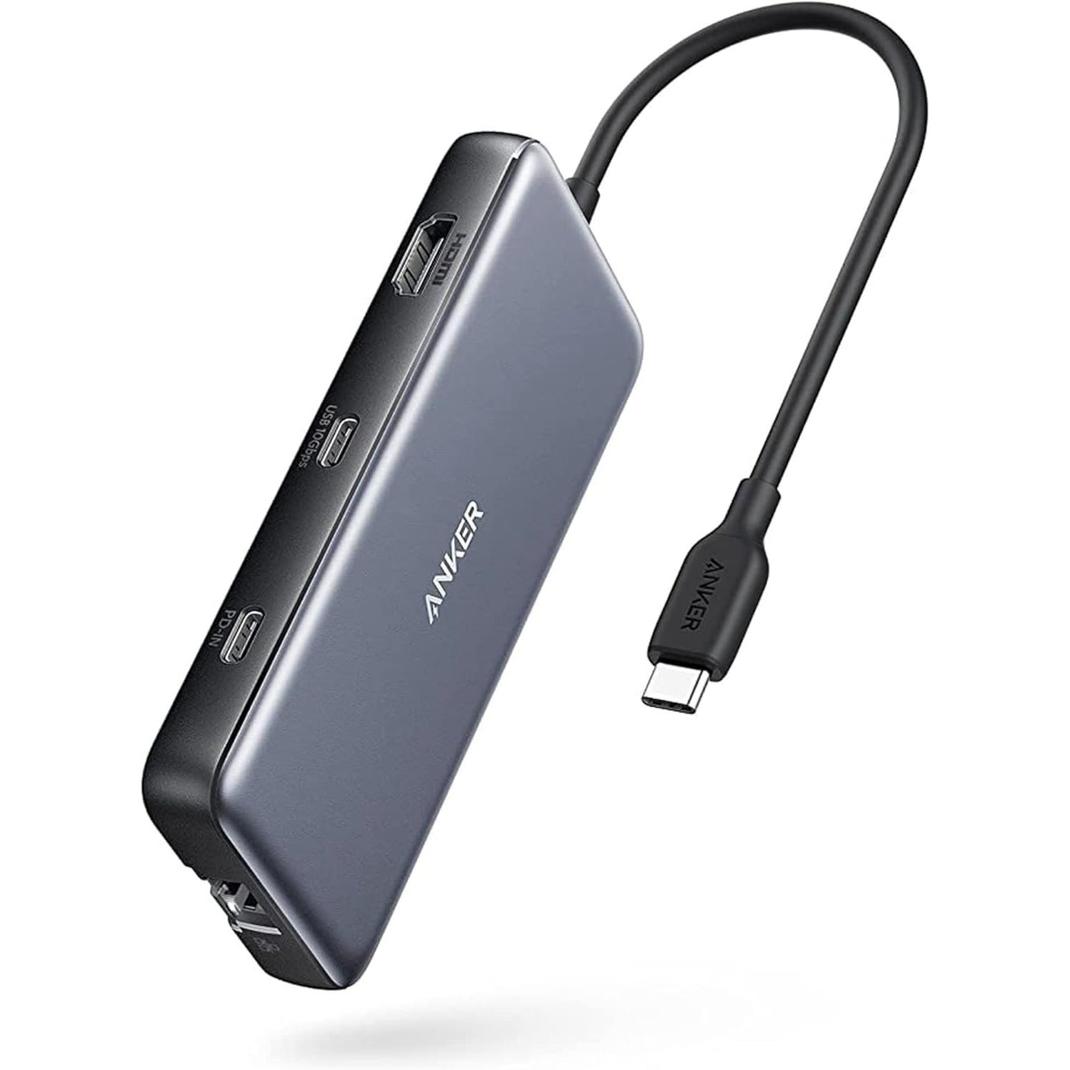 E-shop Anker 555 USB-C Docking () Adapter, 100W , 4K 60Hz HDMI,10Gbps USB-C & 2 USB-A Datenports, Ethernet-Port, microSD & SD Speicherkartenleser, für