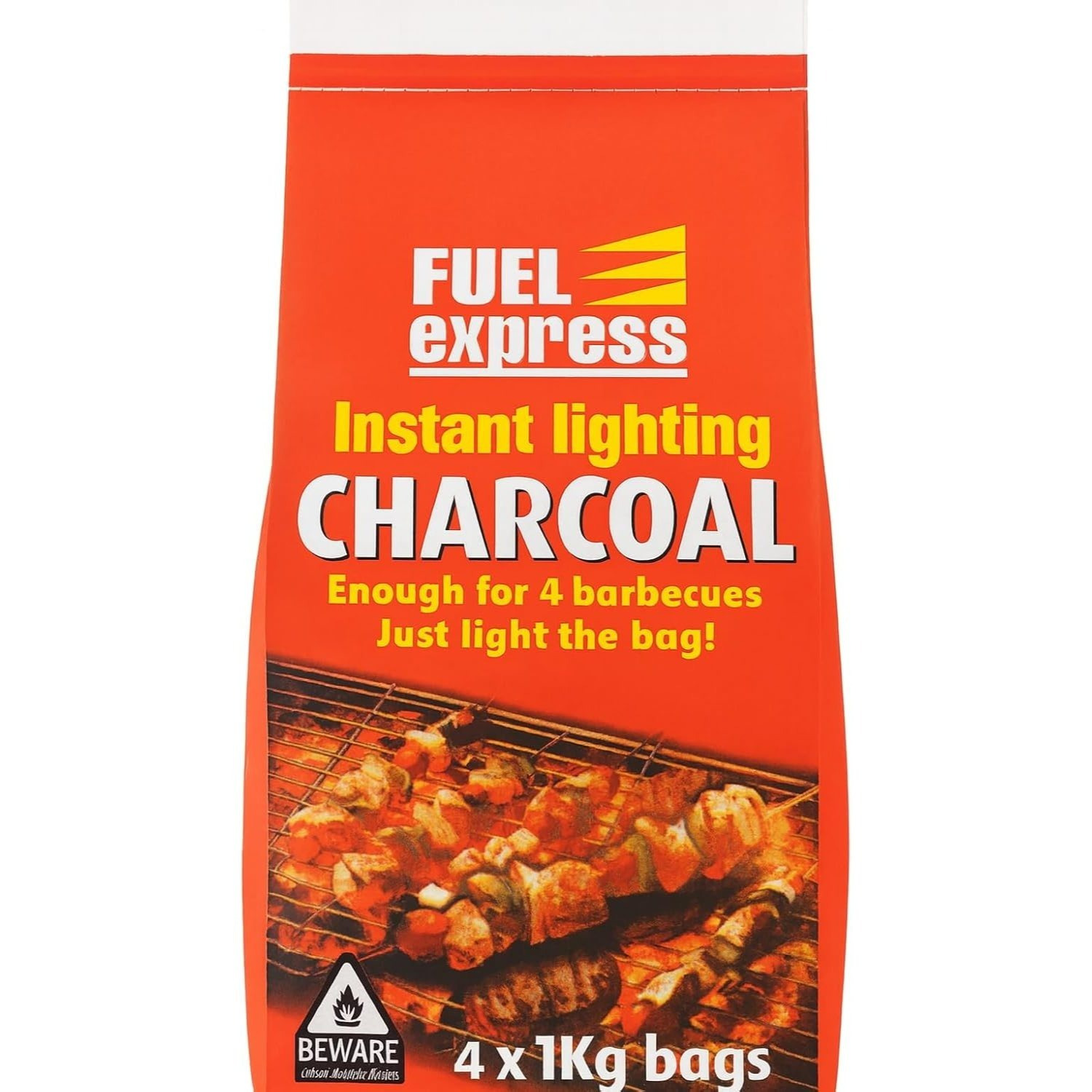 TEMU Charcoal – 4x1kg Bags – Light The Bag And Grill In – Premium Lumpwood