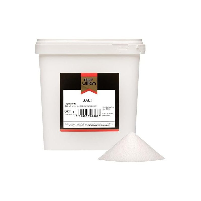 TEMU Chef William Table Salt - 6kg