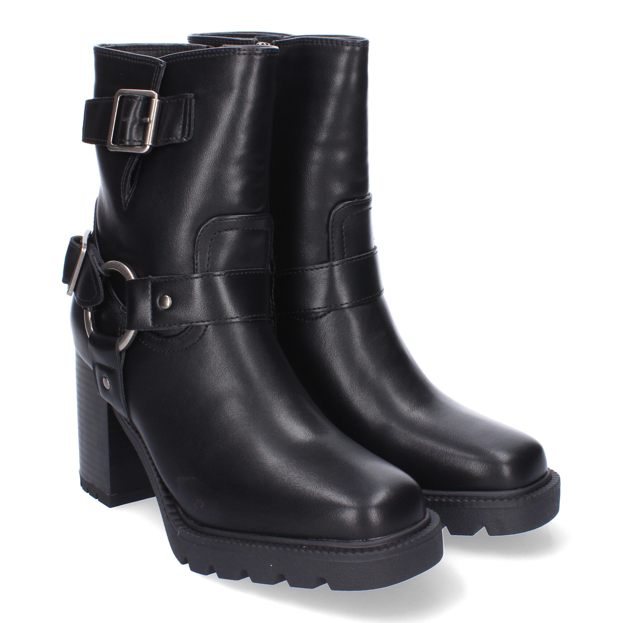 High Heel Shoes For Women, Comfortable And Elegant, Studded Sole, Round Toe, Ornaments And Zipper Closure.