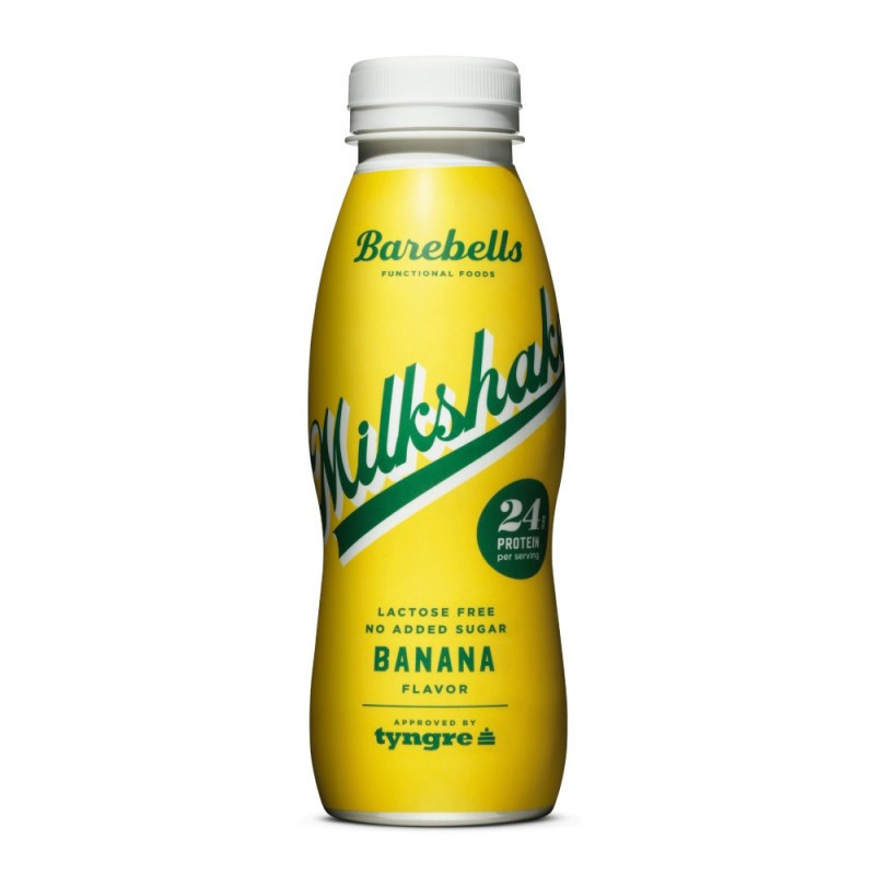 TEMU Batido Proteico Sabor Banana - Sin azucares añadidos - 24 gramos de proteína por botella - Sin lactosa - Barebells