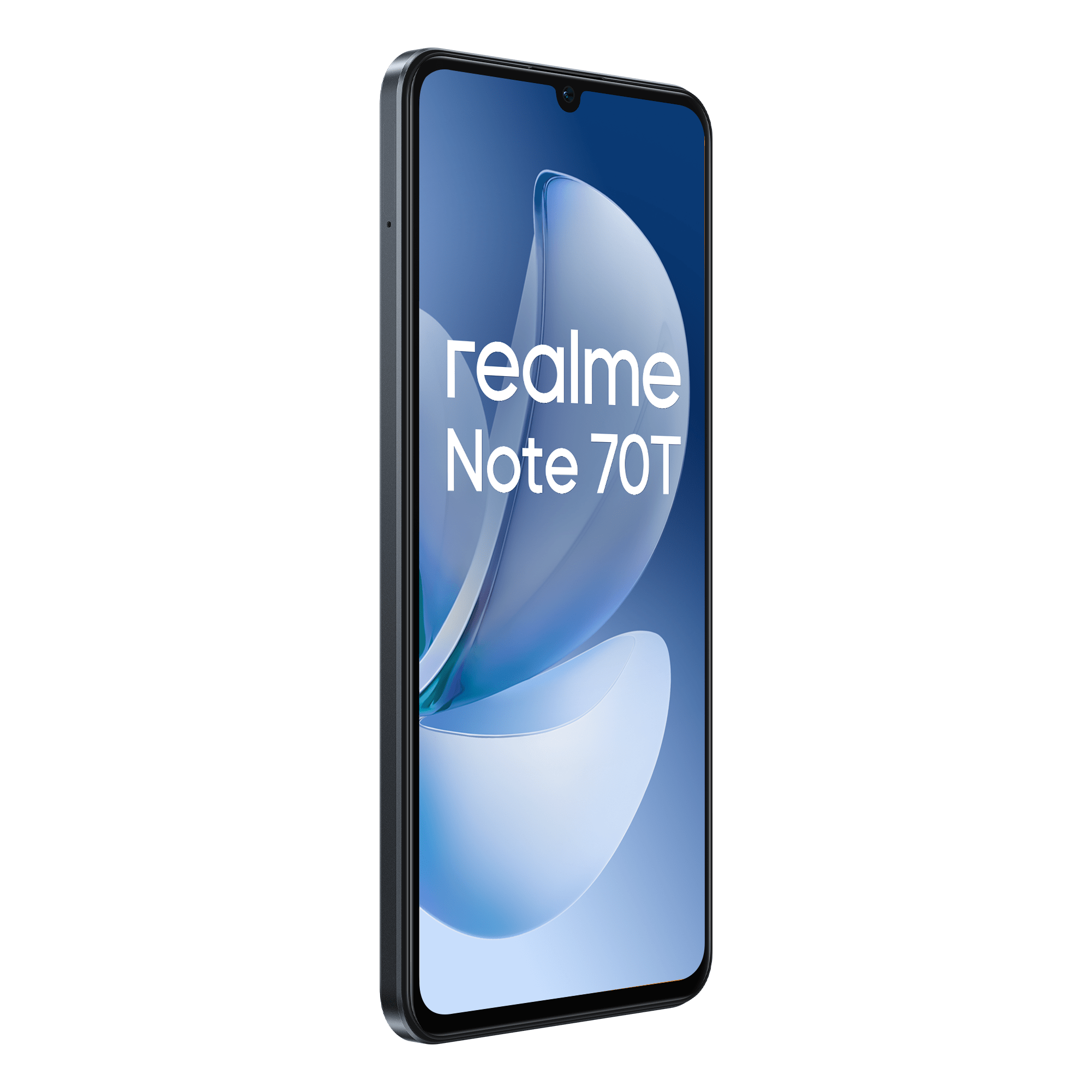Отключен смартфон Realme Note70T Android - 6000mAh голяма батерия, 90Hz ултра плавен екран, 4+256, осемядрен чипсет, ултра тънък 7.94mm, 300% ултра силна звукова настройка, без зарядно устройство, 13MP AI камера (модел: RMX5313)
